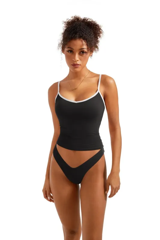 Cami V Neck Tank Top sold by Suuksess