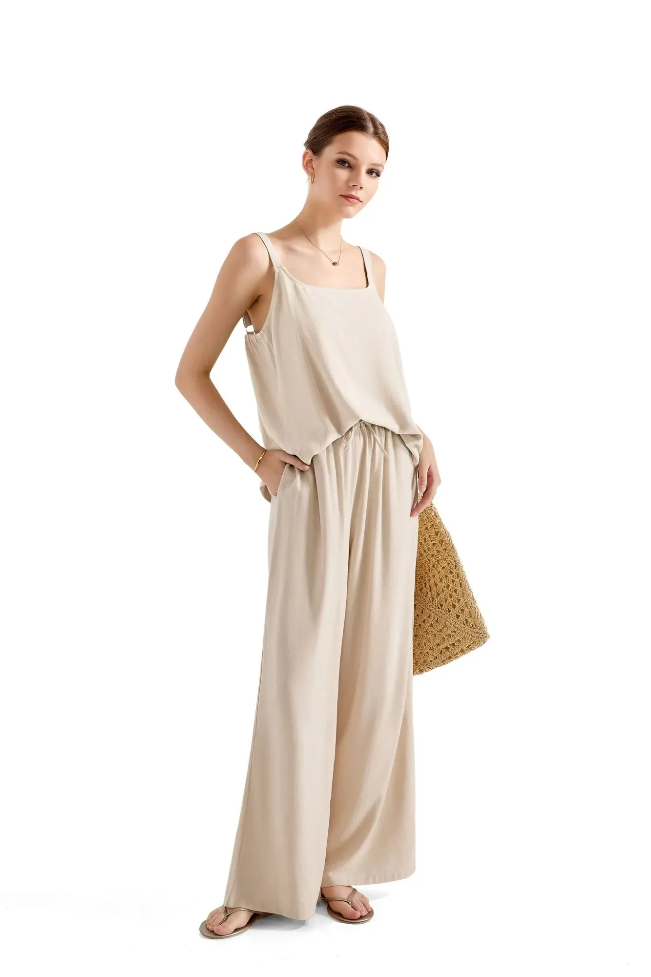 Sleeveless Loose Top Lounge Set sold by Suuksess product image thumbnail 4