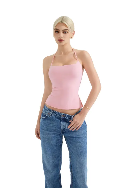 Buttery Soft Cami Halter Tank Top sold by Suuksess