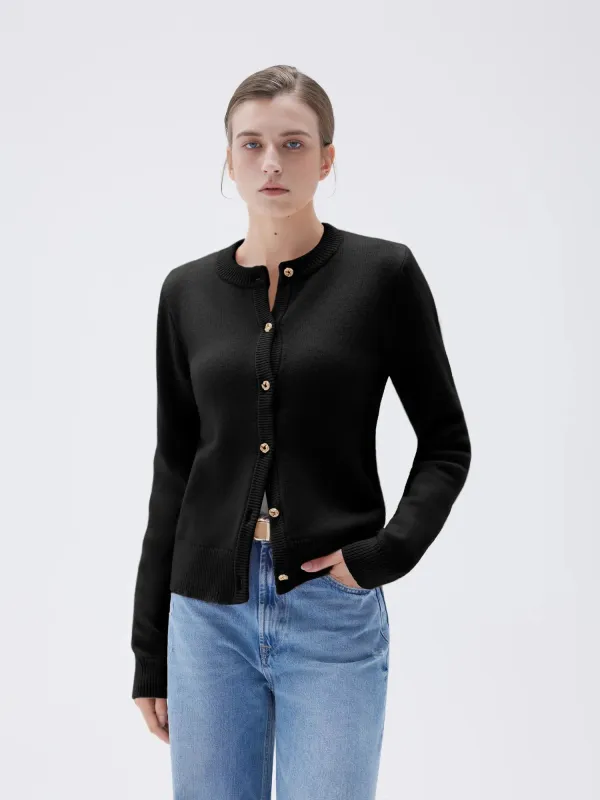 Cashmere Button Up Sweater sold by Suuksess