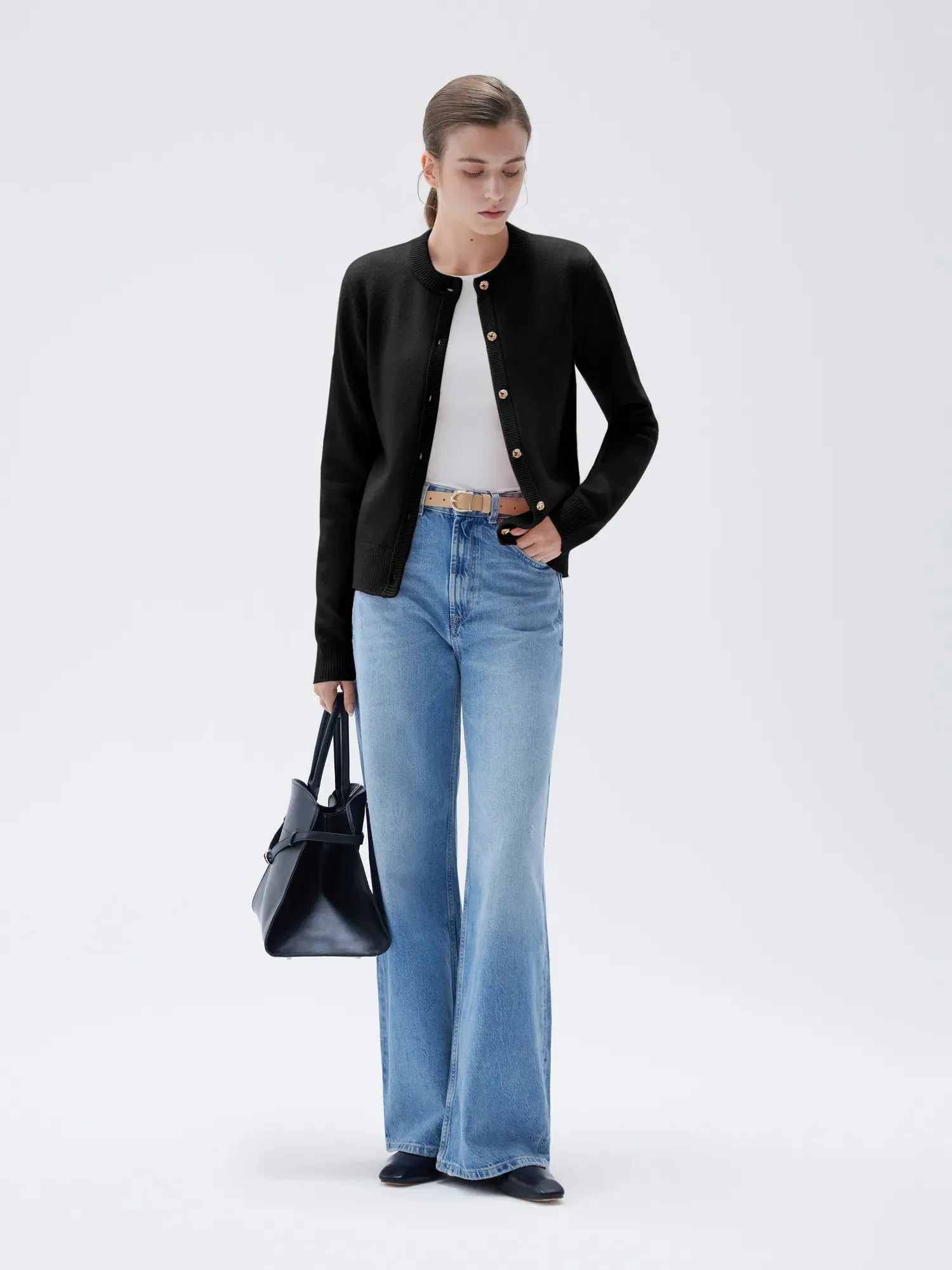 Cashmere Button Up Sweater sold by Suuksess product image thumbnail 5