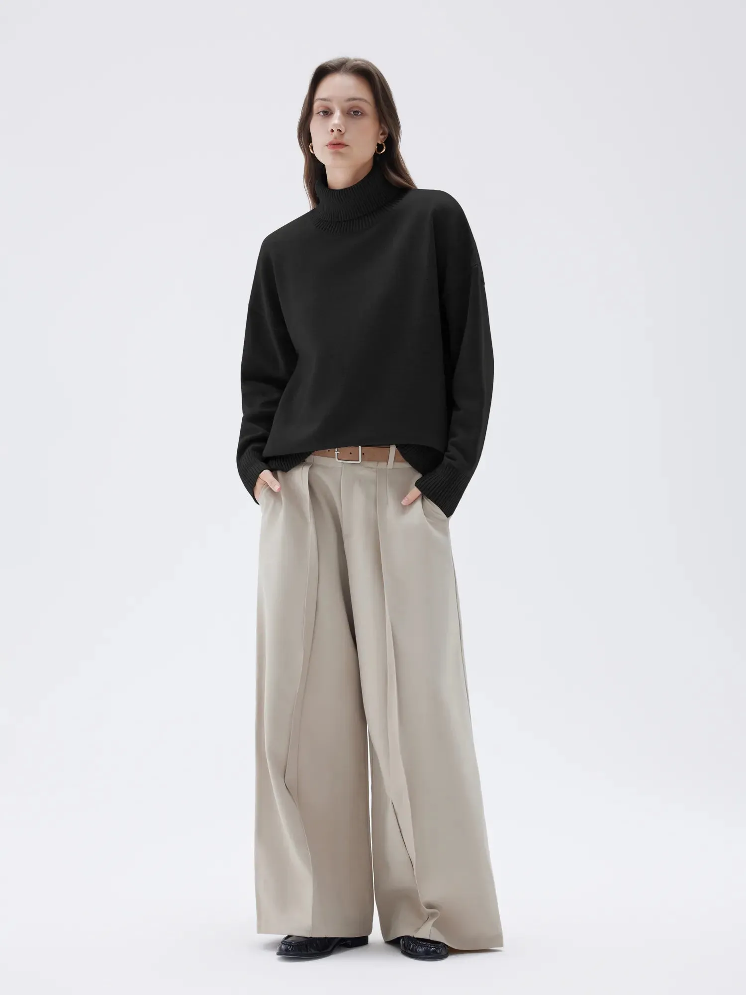 Cashmere Oversized Turtleneck Sweater sold by Suuksess product image thumbnail 4