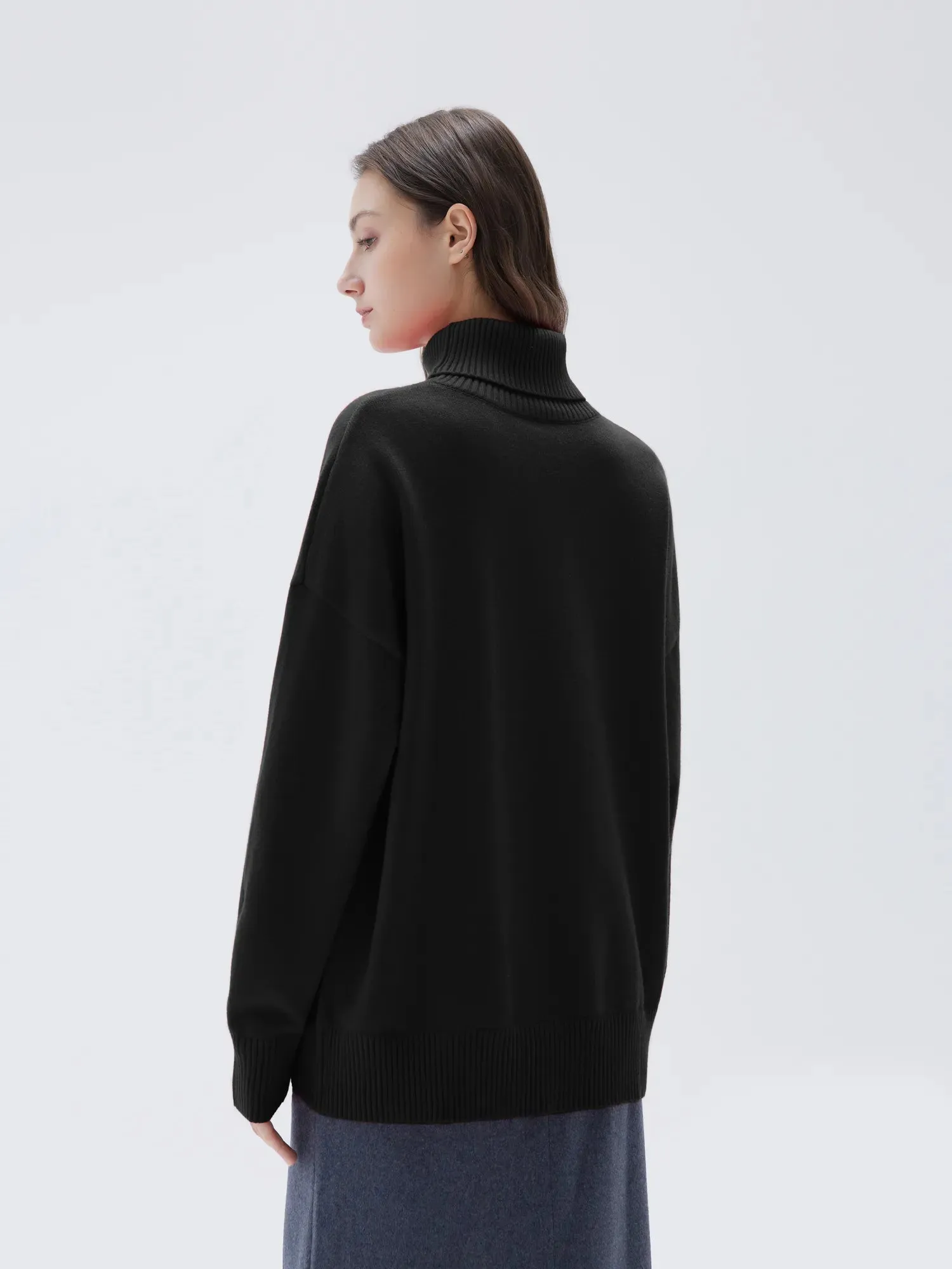 Cashmere Oversized Turtleneck Sweater sold by Suuksess product image thumbnail 5