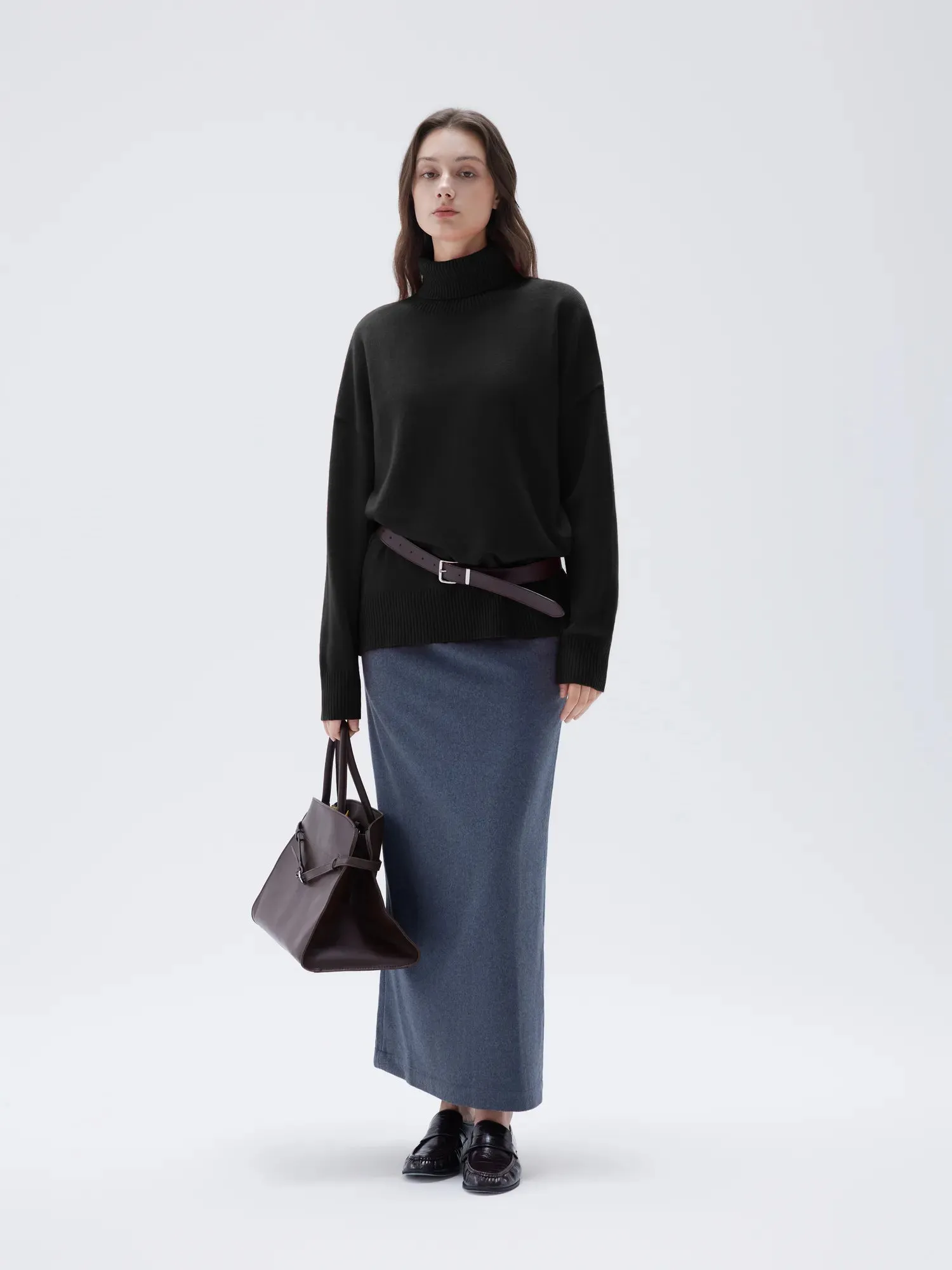 Cashmere Oversized Turtleneck Sweater sold by Suuksess product image thumbnail 2