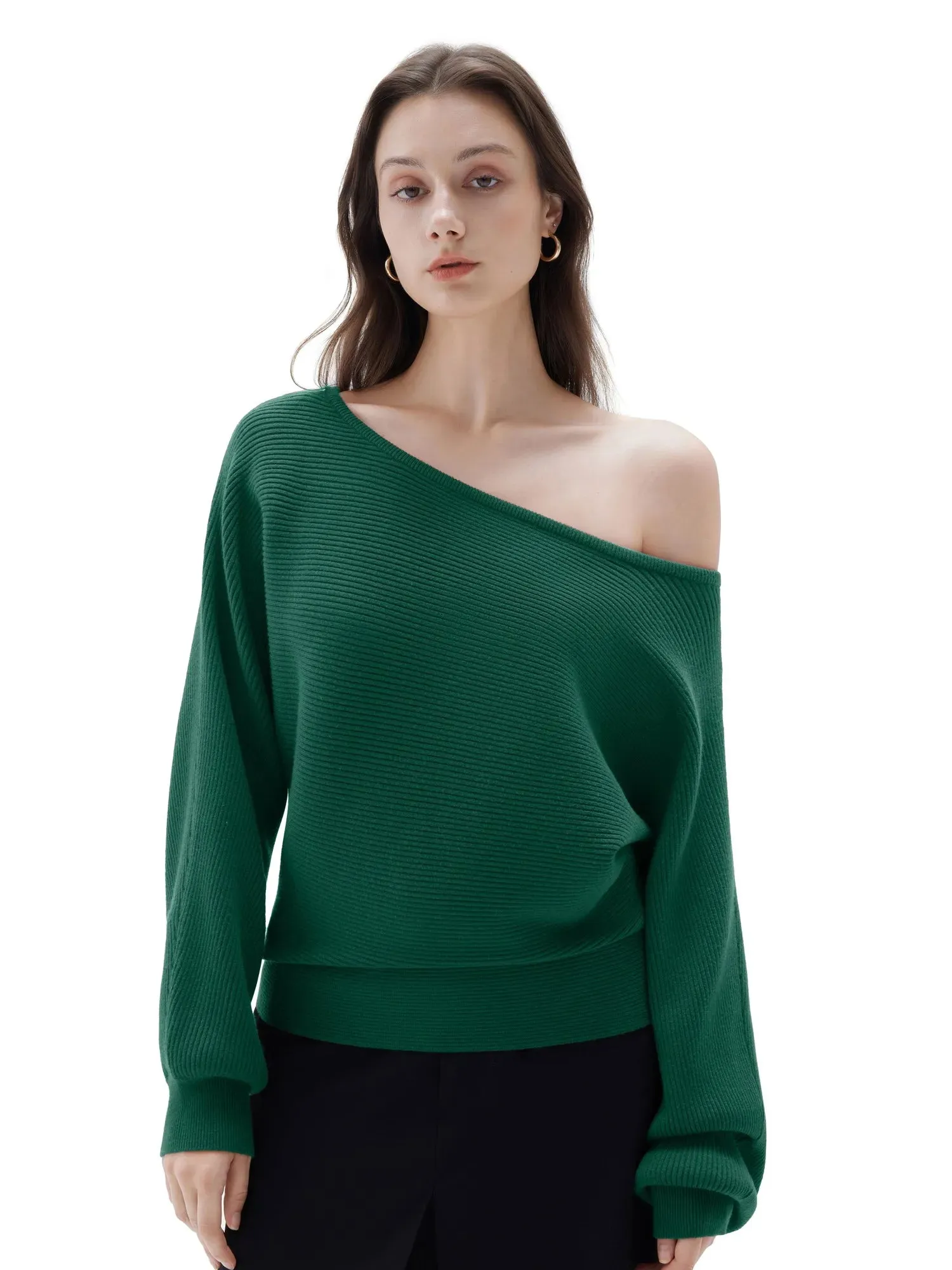 Cashmere Off Shoulder Sweater sold by Suuksess product image thumbnail 3