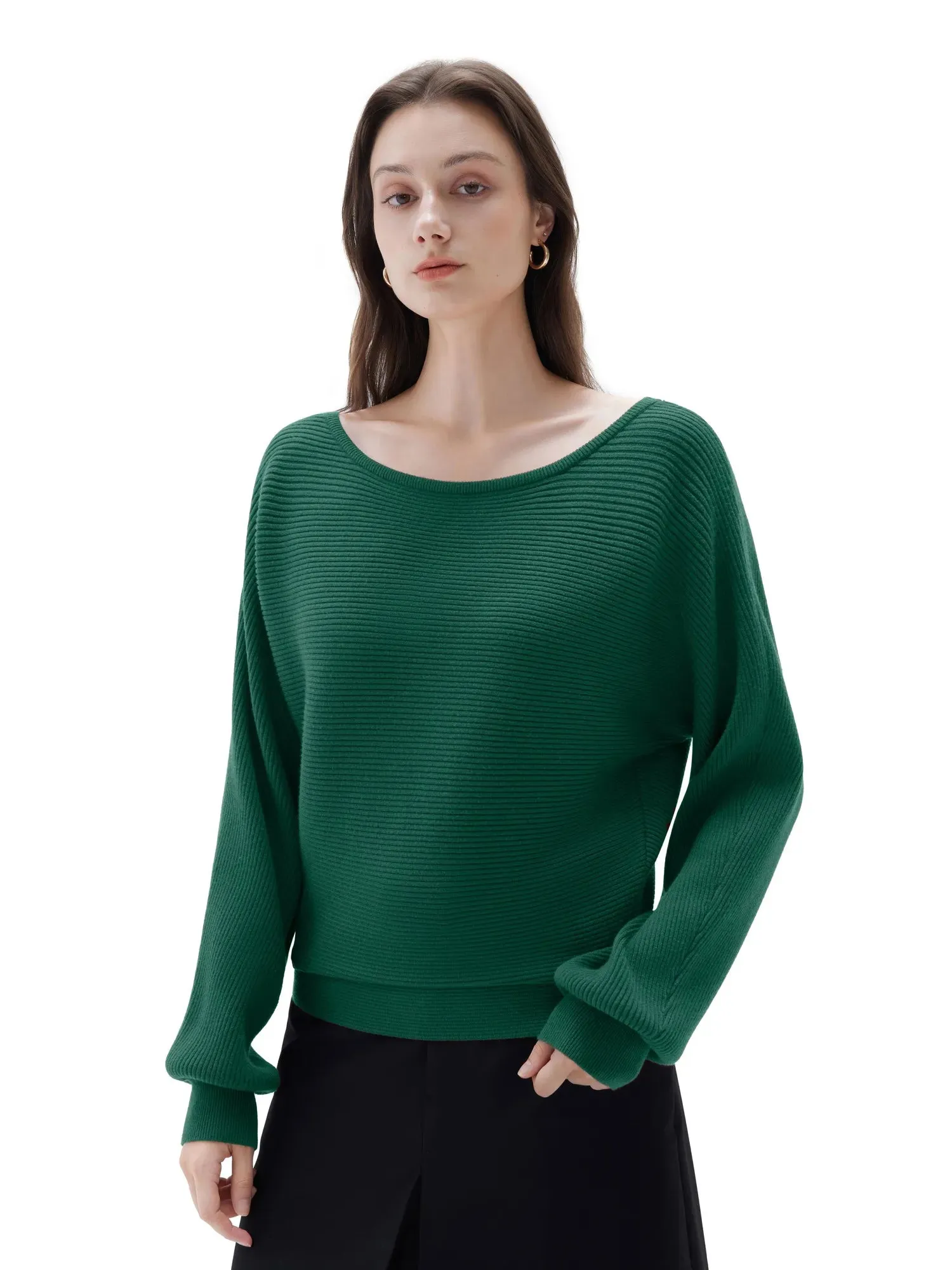 Cashmere Off Shoulder Sweater sold by Suuksess product image thumbnail 4