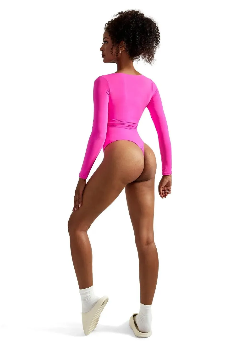 Buttery Soft Square Neck Bodysuit - Long Sleeve sold by Suuksess product image thumbnail 4