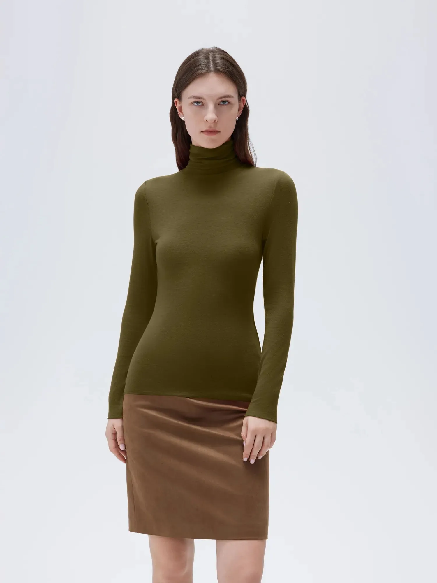 Cloud Cashmere Turtleneck Shirt - Long Sleeve sold by Suuksess product image thumbnail 5