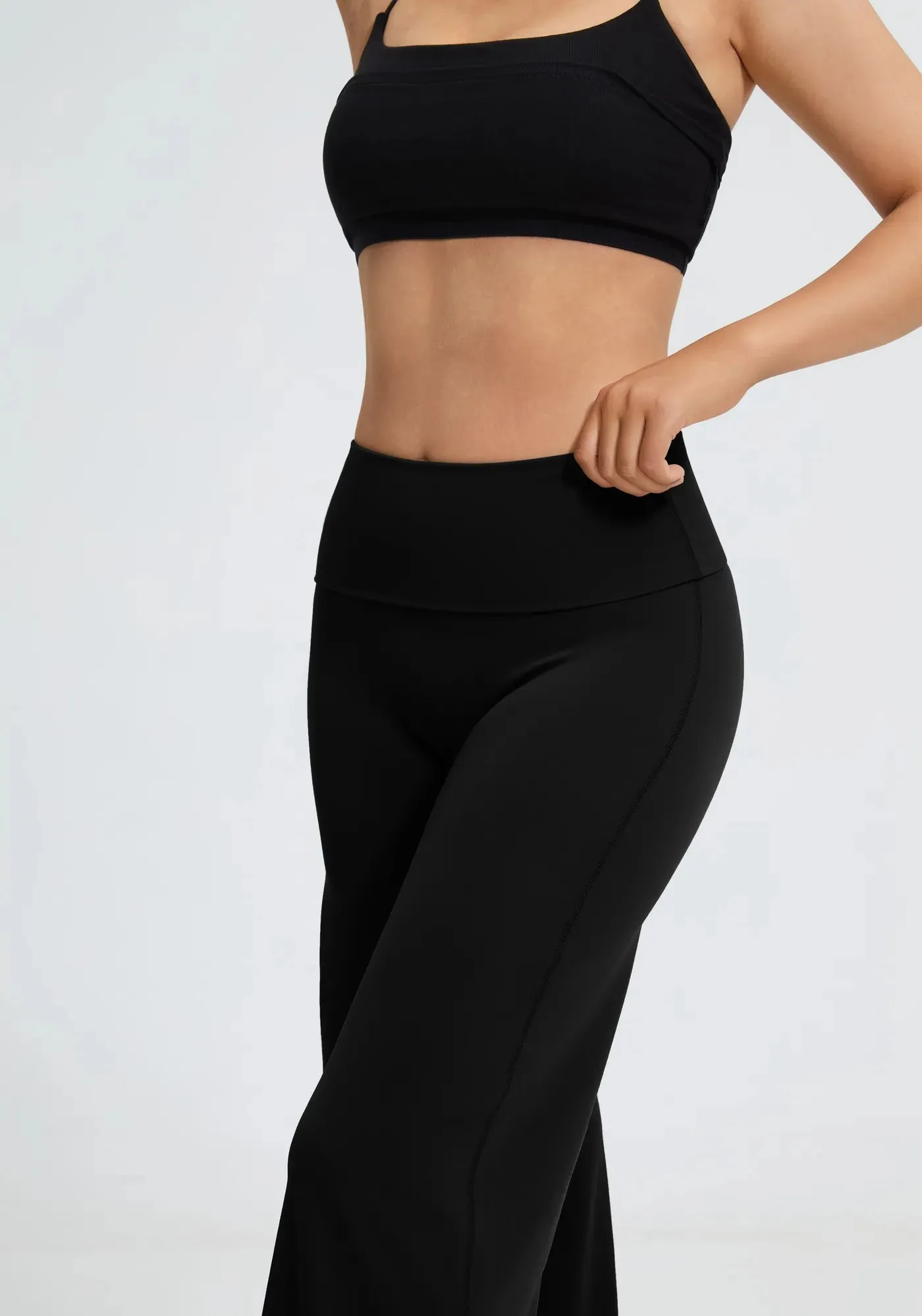 High Waisted Wide Leg Yoga Pants sold by Suuksess product image thumbnail 4