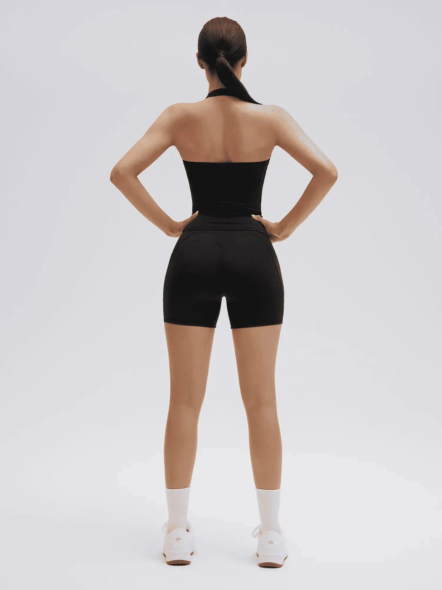 Halter Neck High Waisted 2 Piece Workout Sets sold by Suuksess product image thumbnail 5