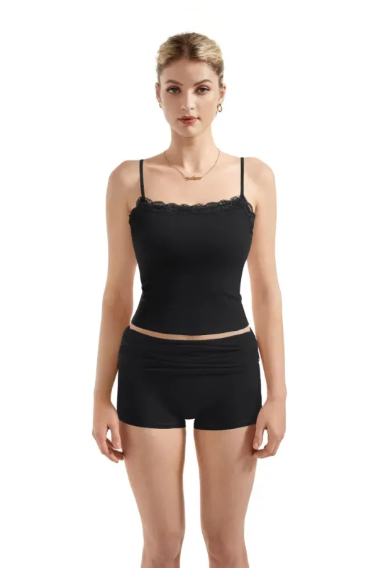 Cami Lace Lounge Set sold by Suuksess