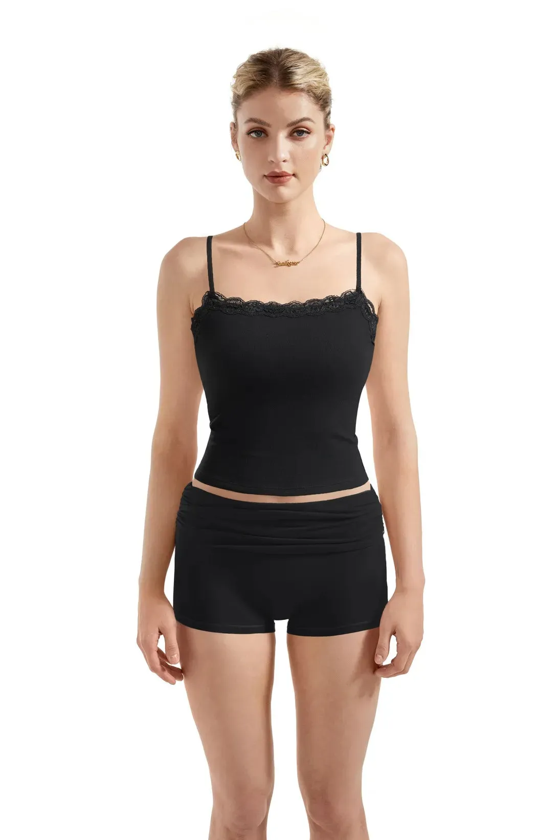 Cami Lace Lounge Set sold by Suuksess