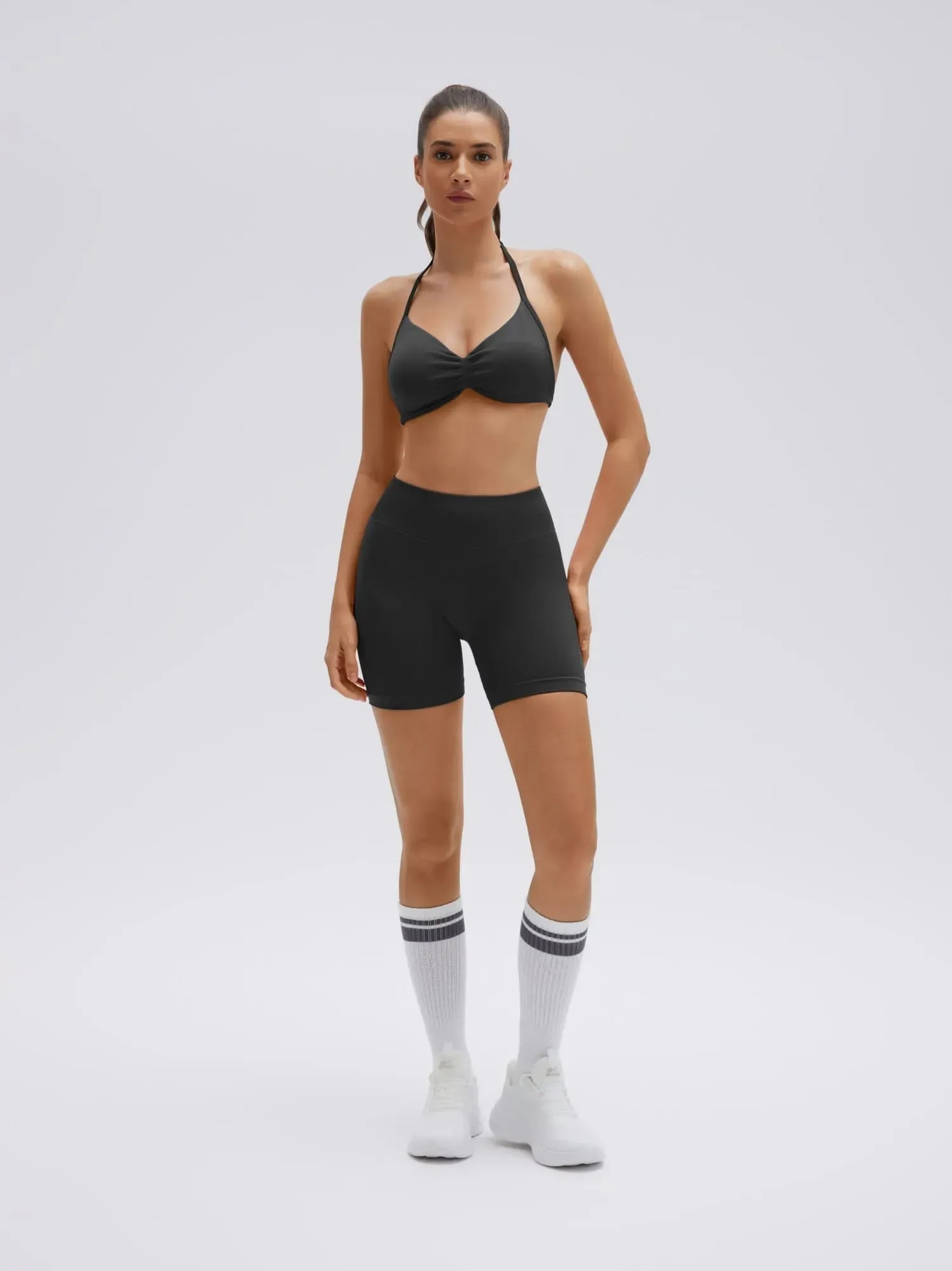 Padded Bra Seamless Halter 2 Piece Workout Sets sold by Suuksess product image thumbnail 5