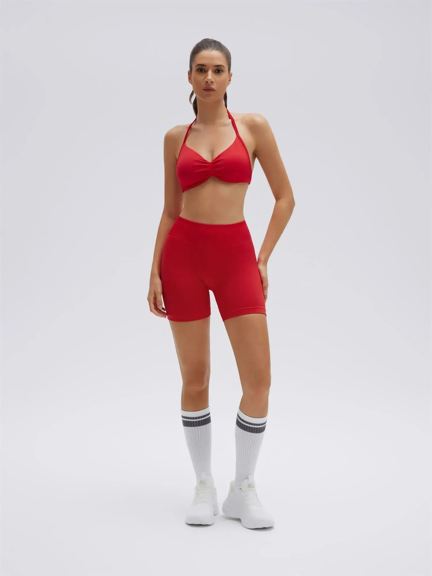 Padded Bra Seamless Halter 2 Piece Workout Sets sold by Suuksess