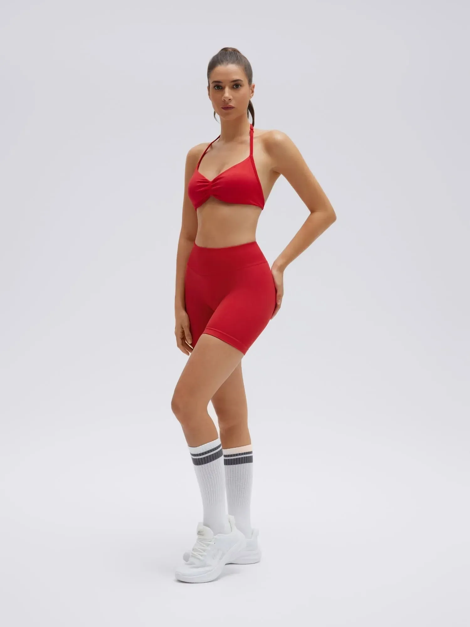 Padded Bra Seamless Halter 2 Piece Workout Sets sold by Suuksess product image thumbnail 3
