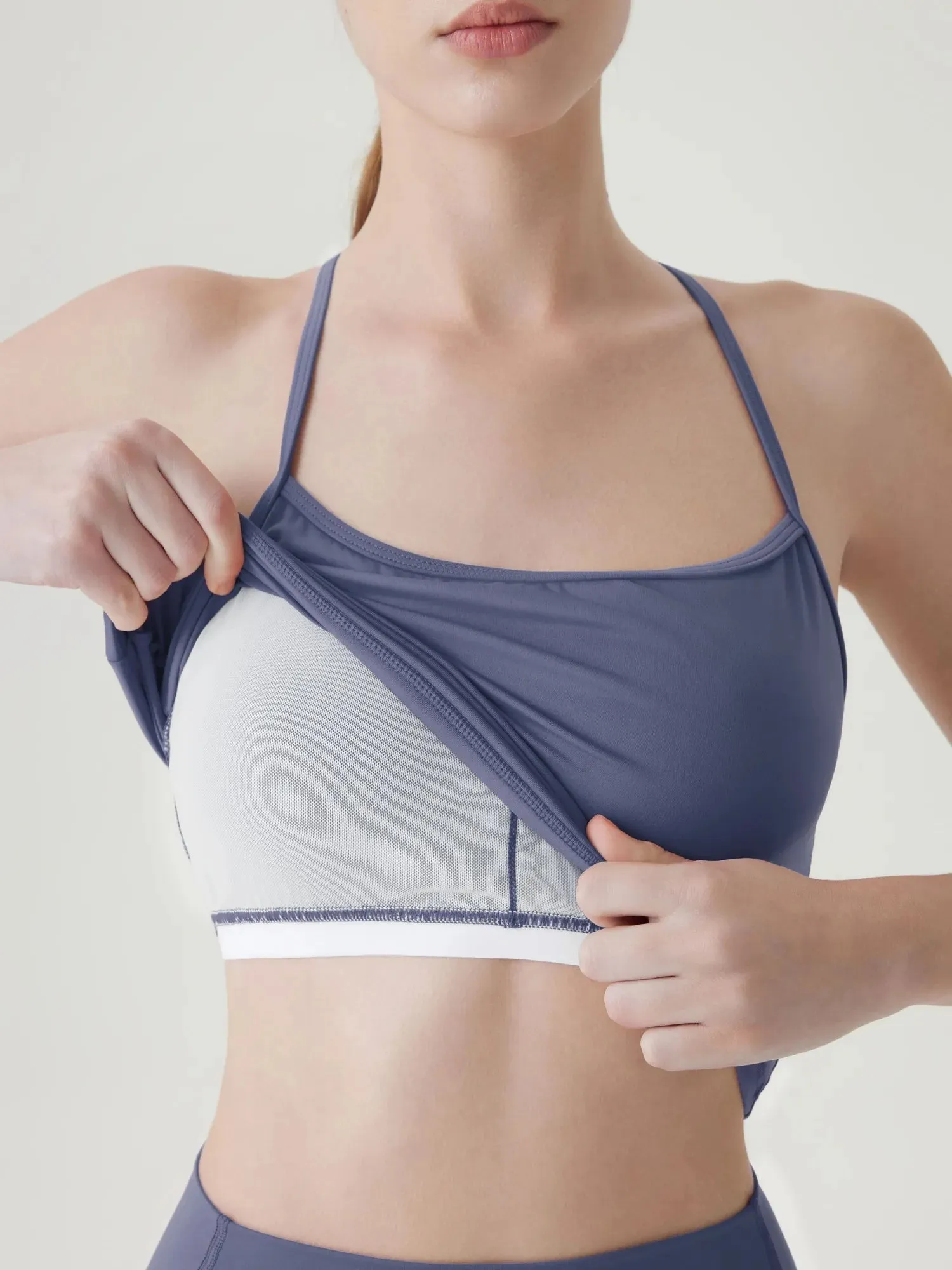 Racerback Sports Bra 2 Piece Workout Sets sold by Suuksess product image thumbnail 5