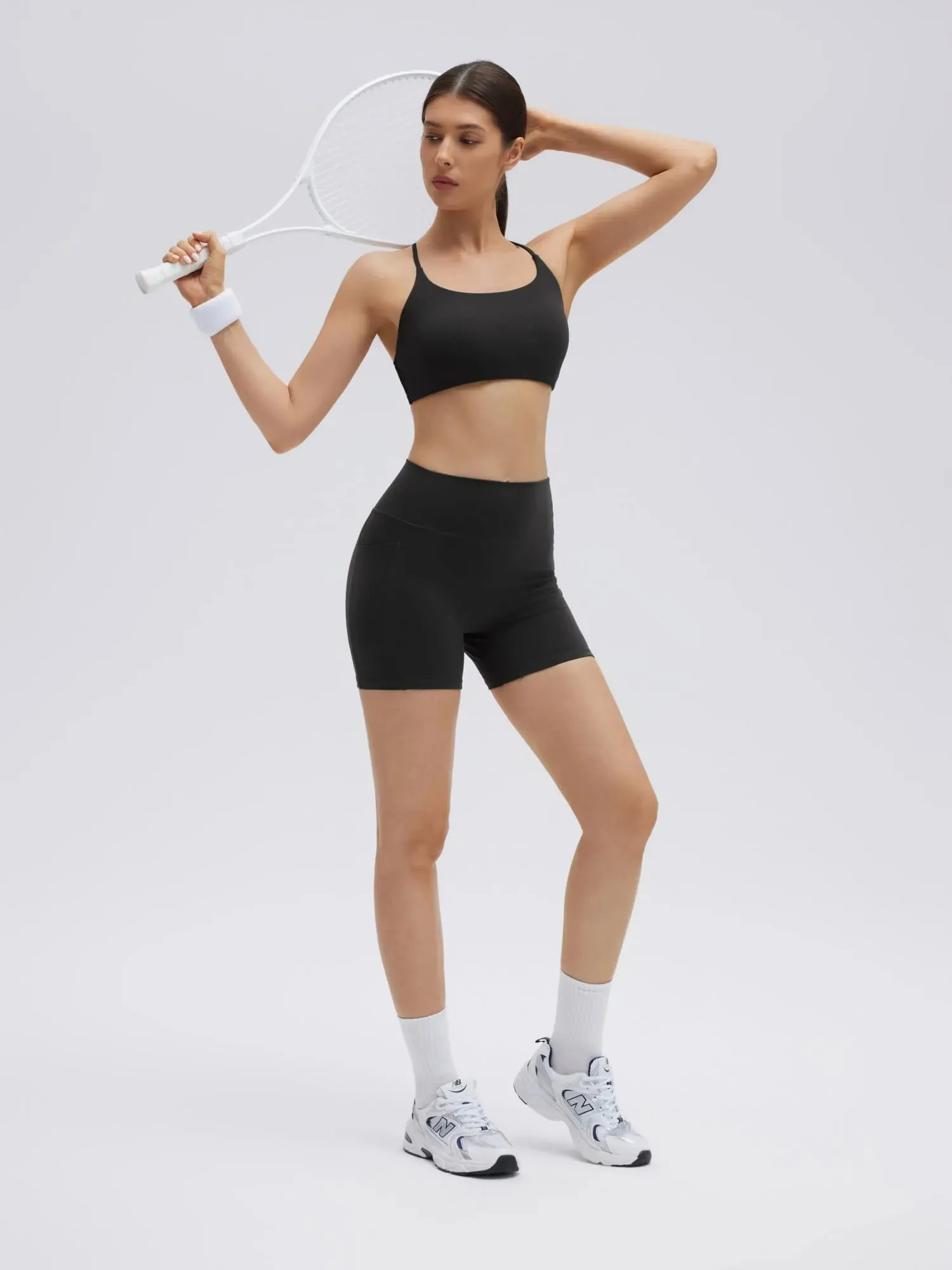 Strappy Sports Bra 2 Piece Workout Sets sold by Suuksess product image thumbnail 4