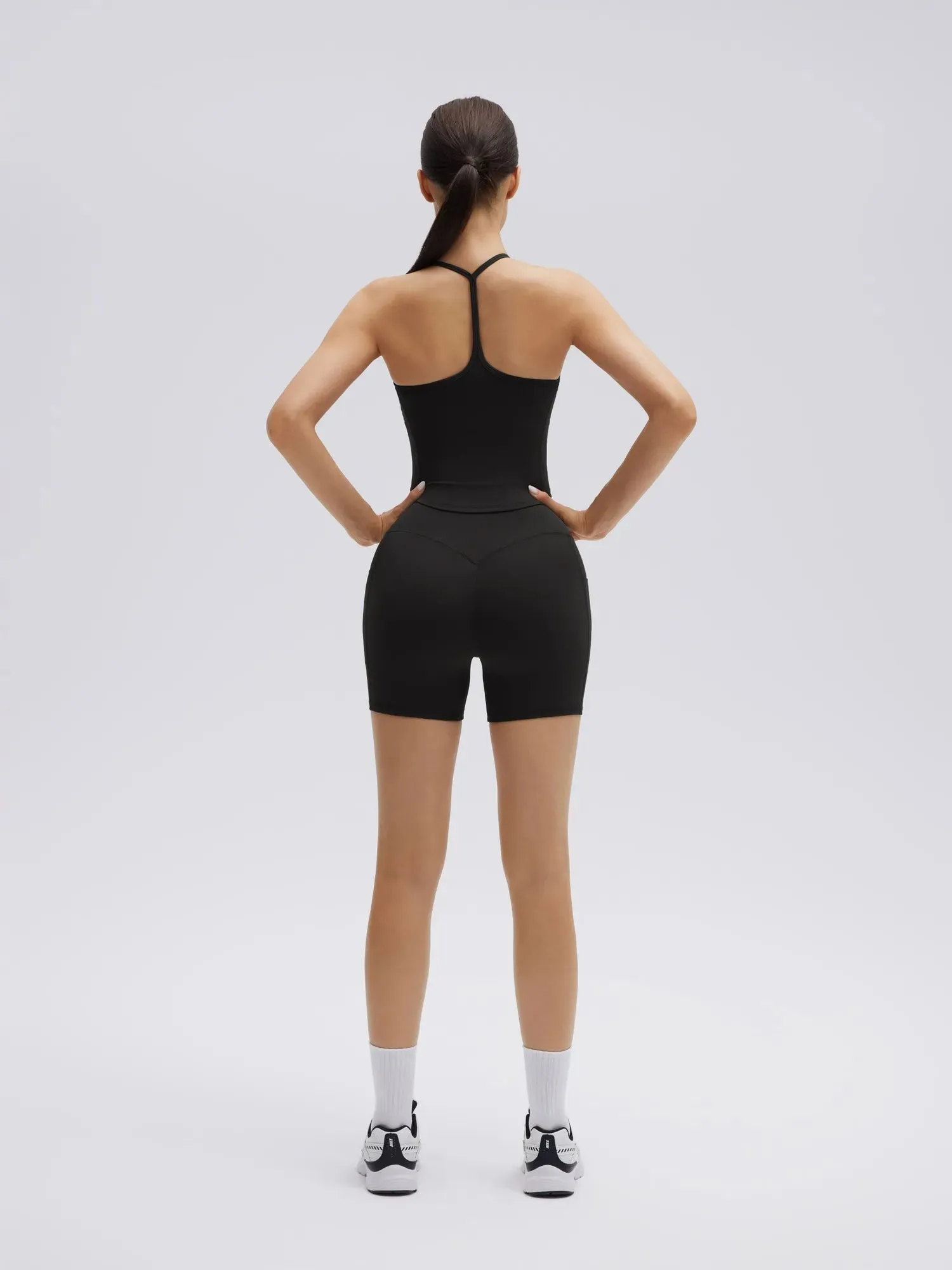 Y back strap Shorts Outfits Workout Sets sold by Suuksess product image thumbnail 5