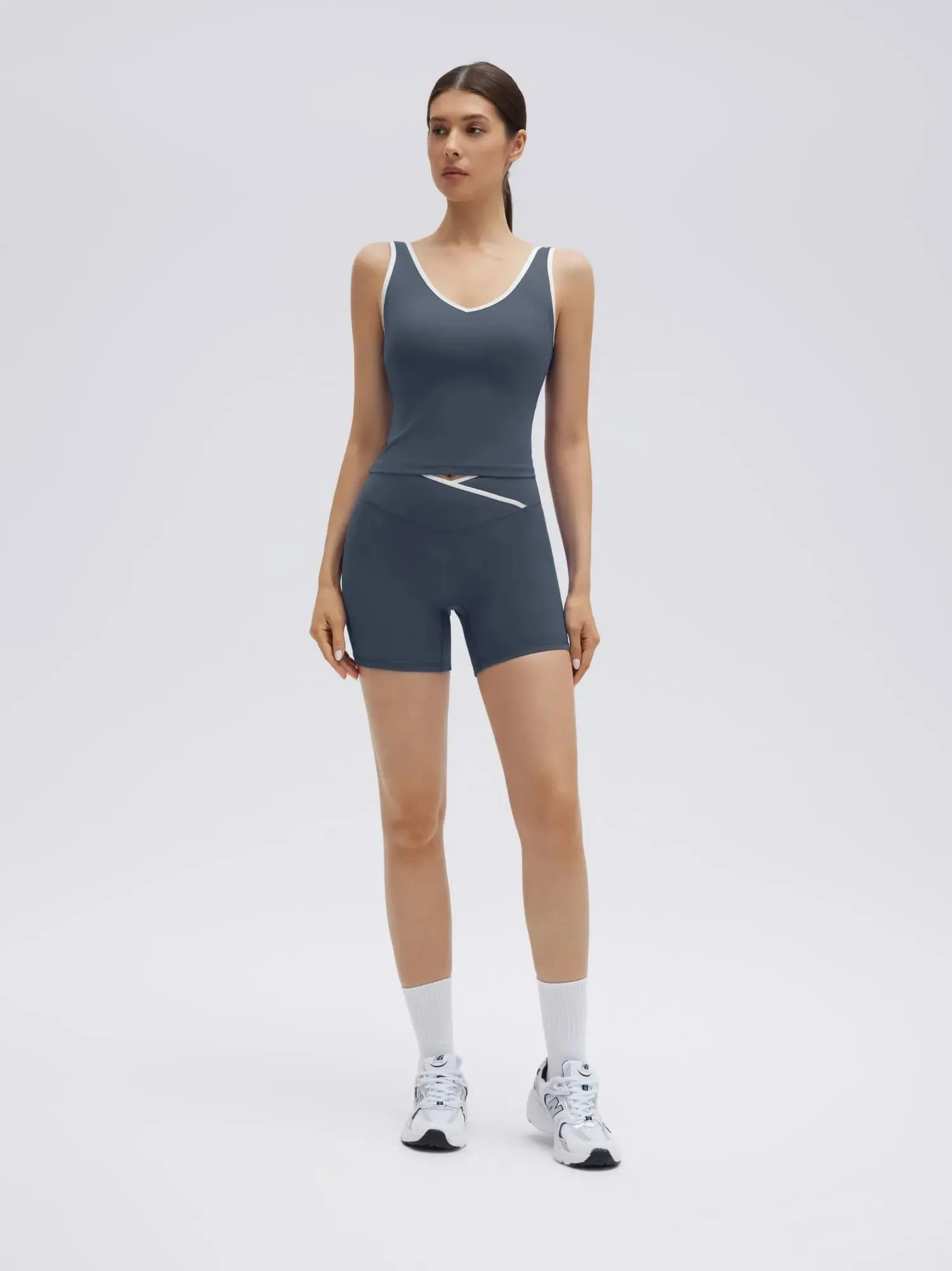 Waisted Tummy Control Top Workout Sets sold by Suuksess