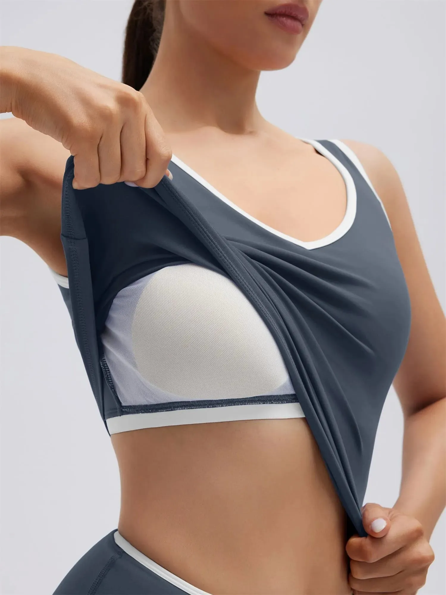 Waisted Tummy Control Top Workout Sets sold by Suuksess product image thumbnail 2