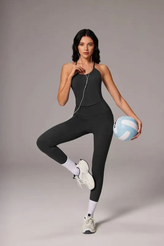 Y Back Top Leggings Workout Set made by Suuksess