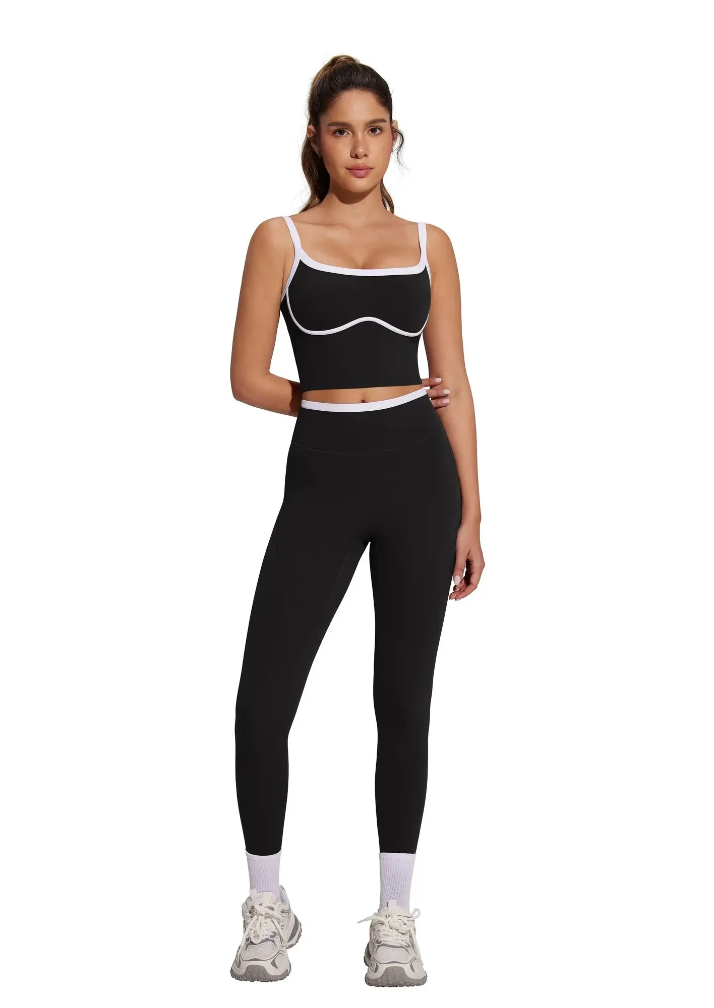 Color Block Layered Workout Set sold by Suuksess product image thumbnail 2