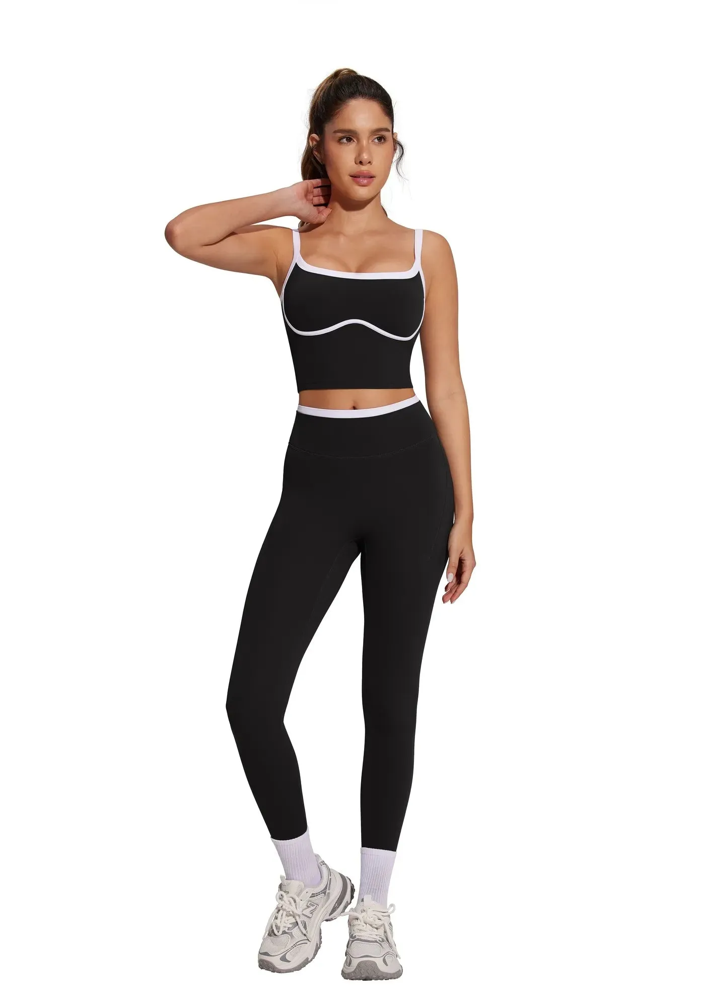 Color Block Layered Workout Set sold by Suuksess product image thumbnail 3