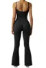 Seamless Ribbed Flare Jumpsuit sold by Suuksess