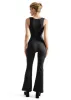 Buttery Soft Sleeveless Flare Jumpsuit sold by Suuksess