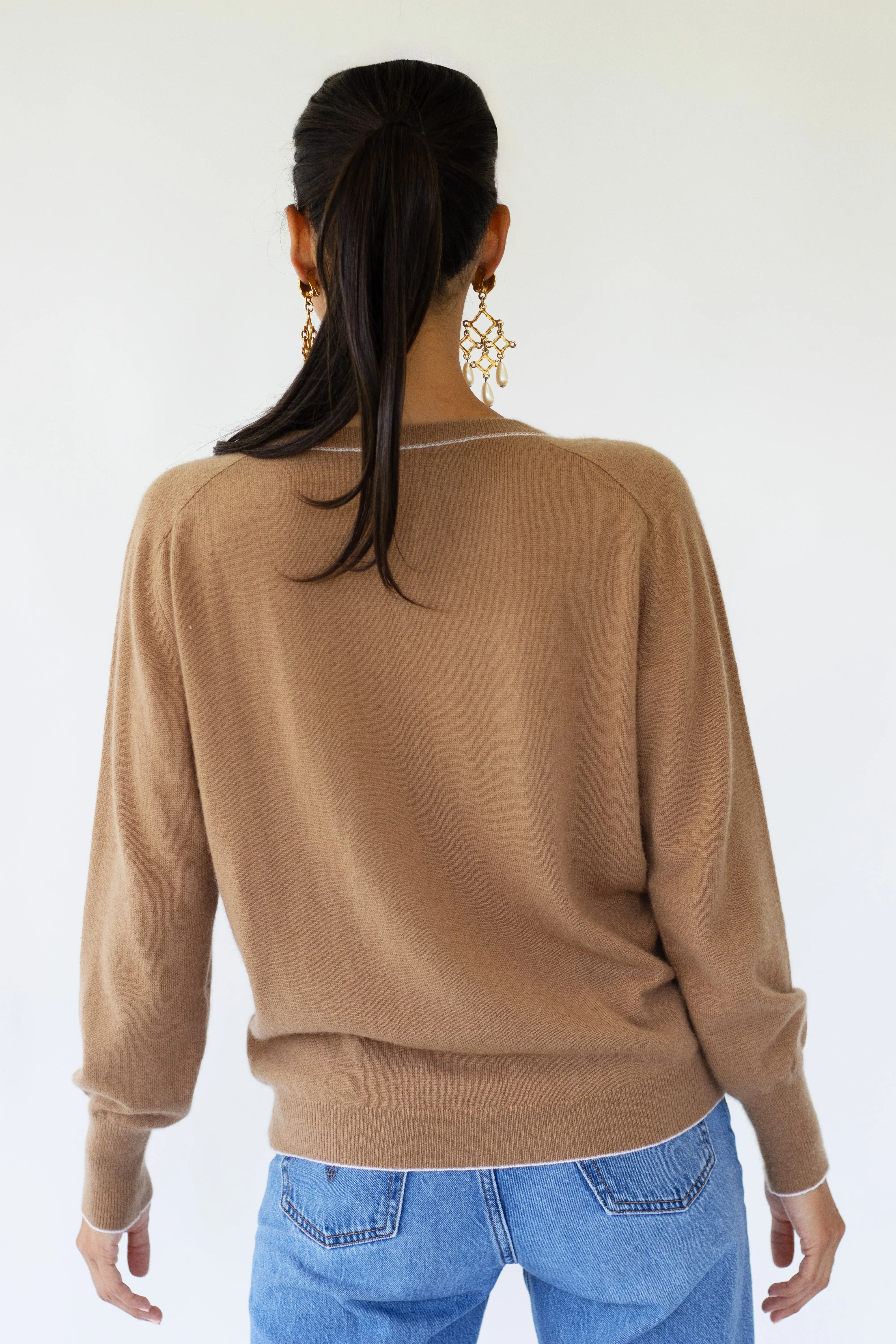 Carey Piped Cashmere Sweater sold by Sarah Alexis product image thumbnail 3