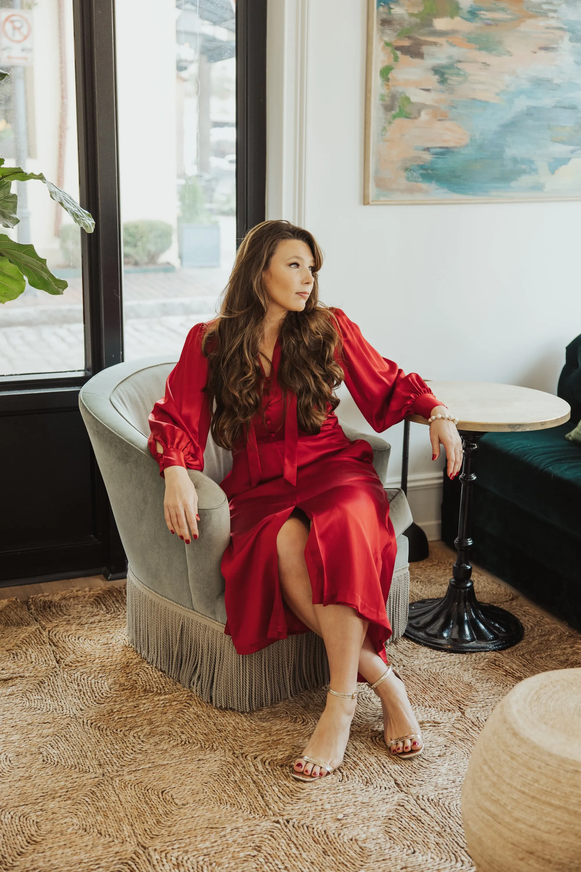 Samantha Silk Dress sold by Sarah Alexis product image thumbnail 4