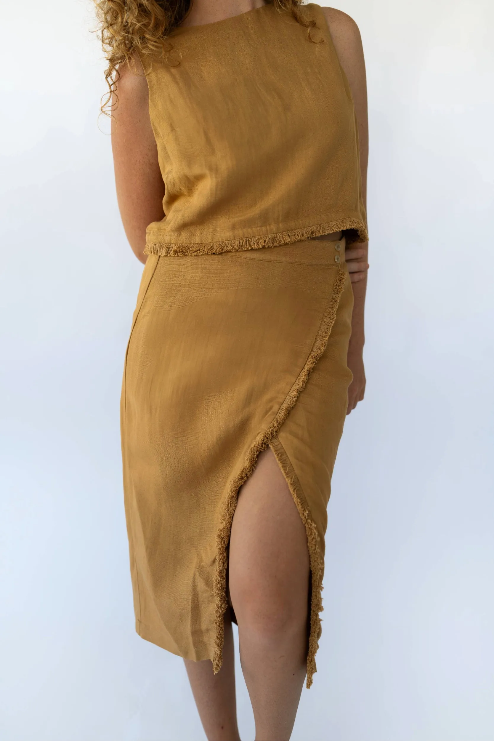 Michelle Skirt - Warm Sand sold by Sarah Alexis product image thumbnail 2