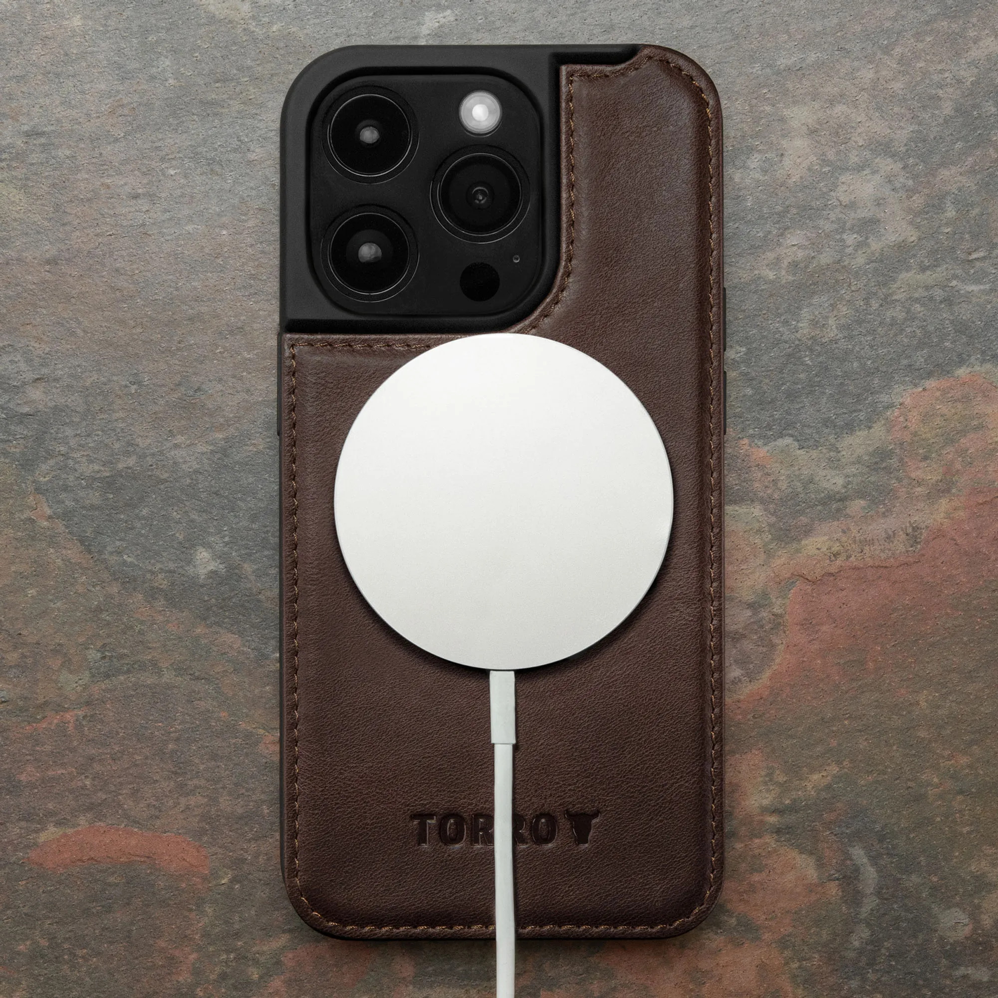 iPhone 15 Pro Leather Bumper Case (with MagSafe Charging) sold by Torro product image thumbnail 5