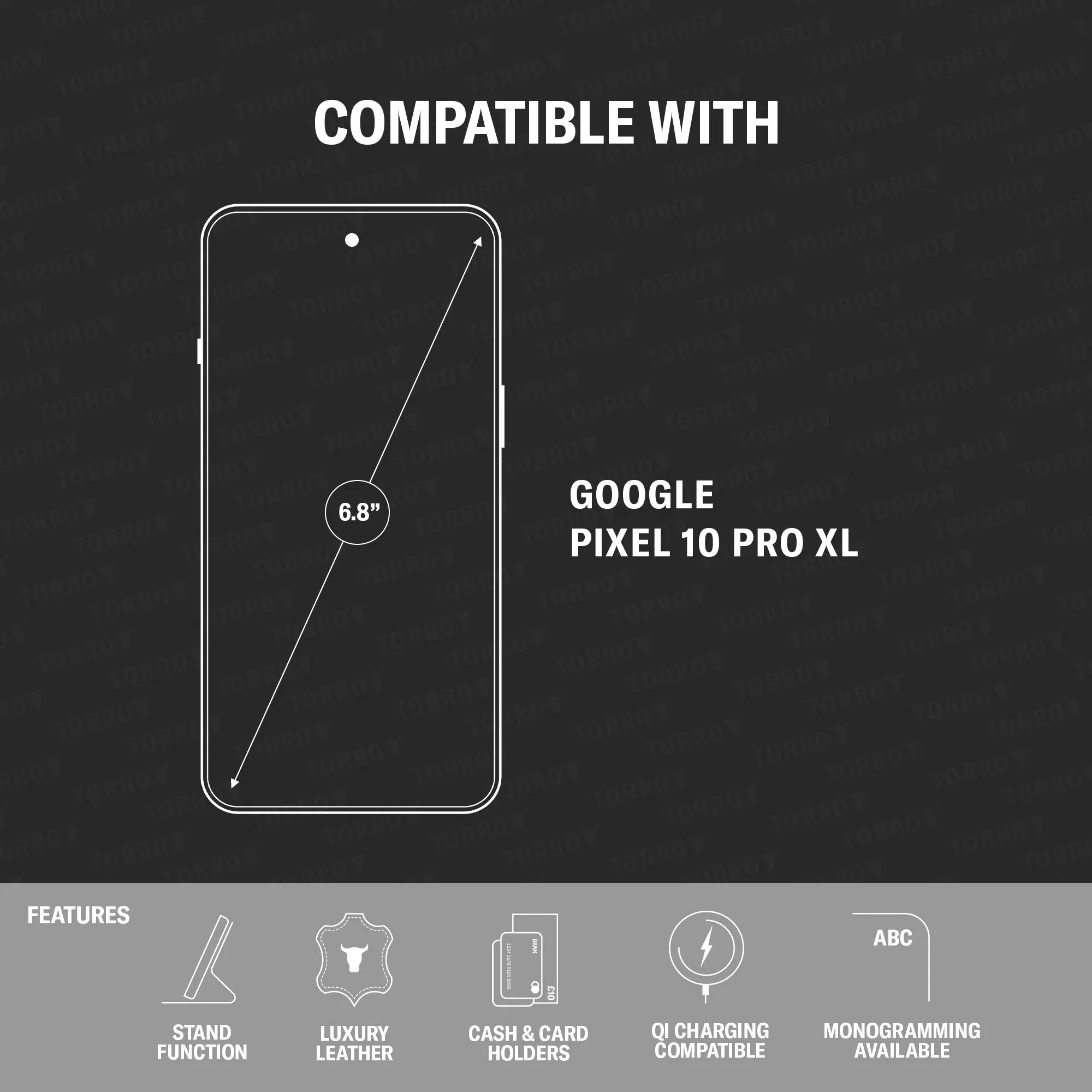 Google Pixel 10 Pro XL Leather Case sold by Torro product image thumbnail 2