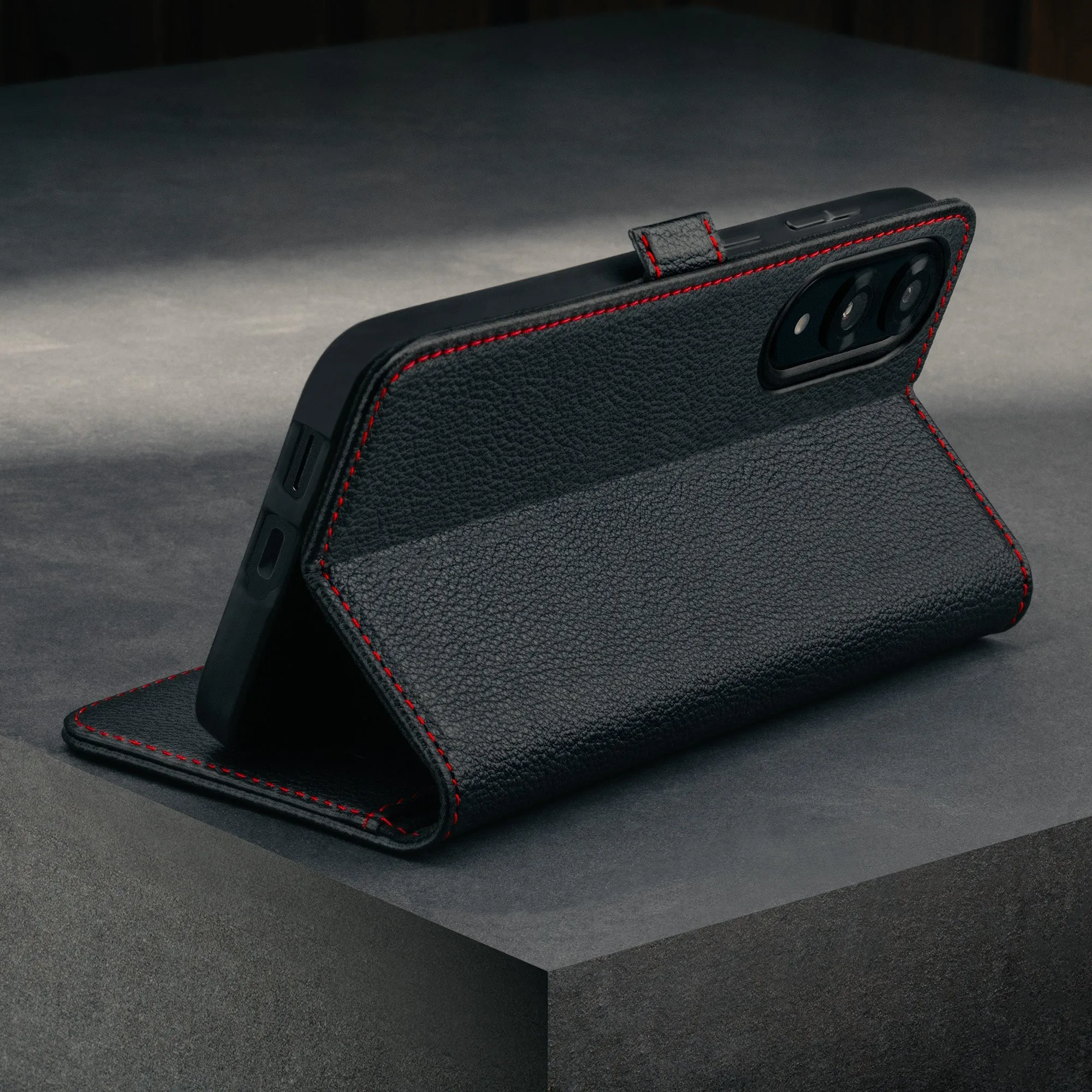 Galaxy S25 Edge Leather Case (with Stand Function) sold by Torro product image thumbnail 3