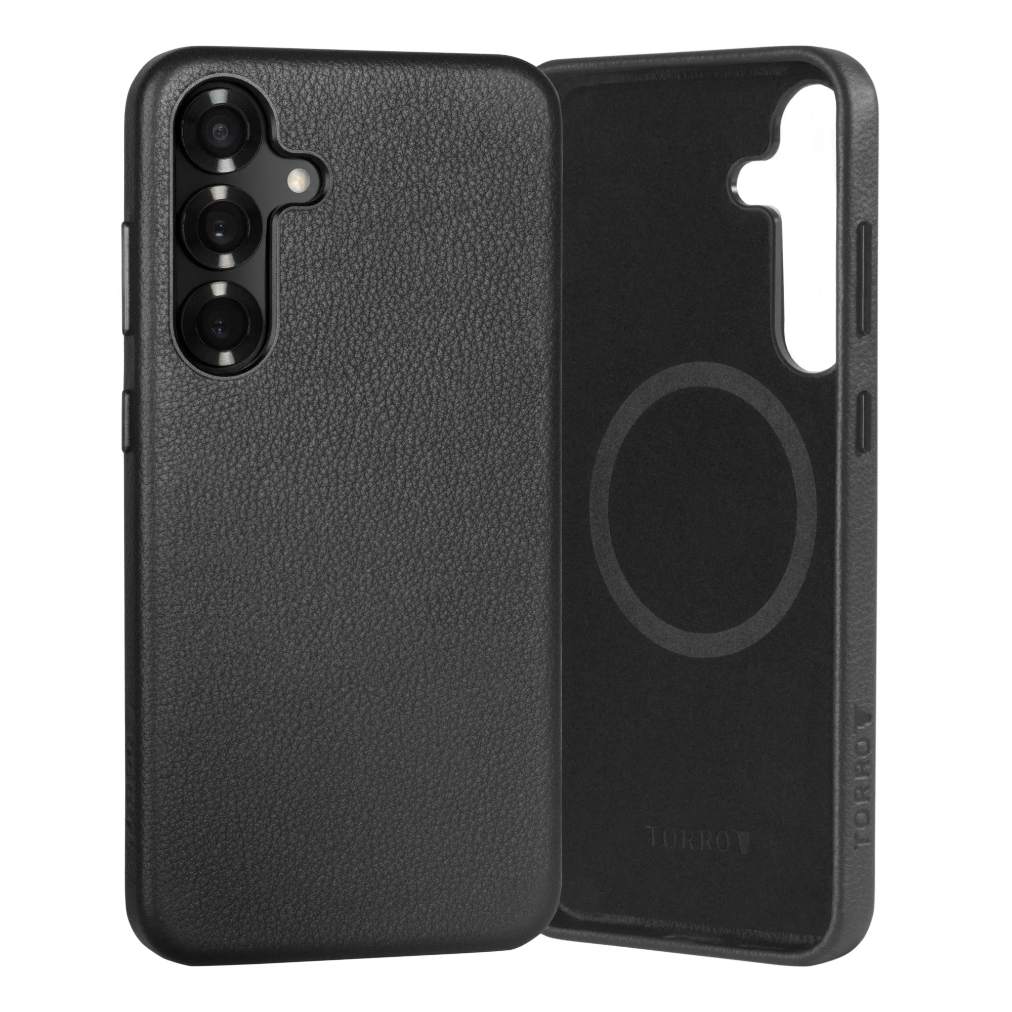 Galaxy S25+ Leather Bumper Case (Qi2/MagSafe Charging Compatible) sold by Torro