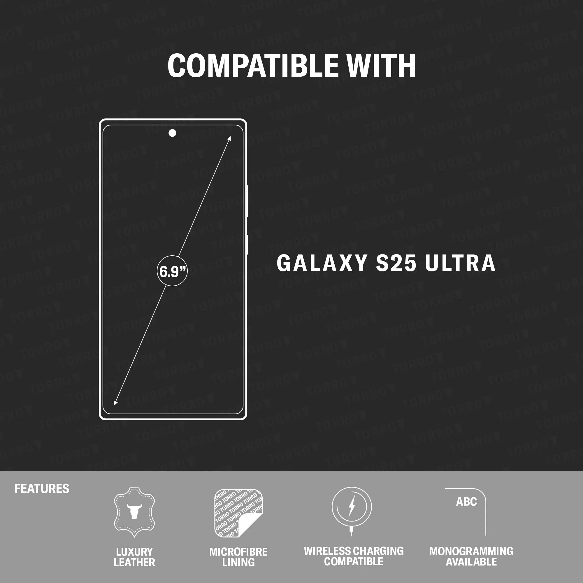 Galaxy S25 Ultra Leather Bumper Case (Qi2/MagSafe Charging Compatible) sold by Torro product image thumbnail 4