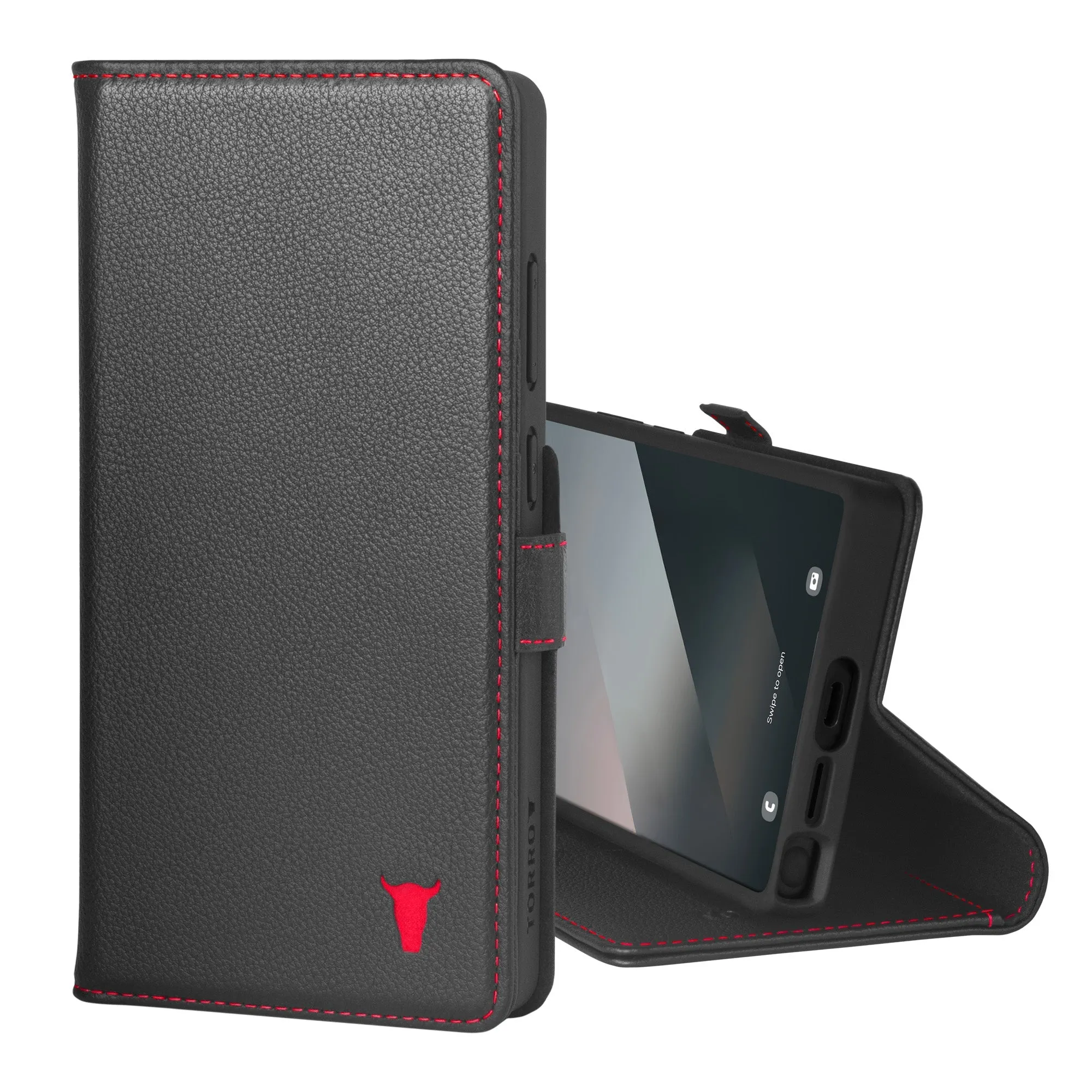 Galaxy S25 Ultra Leather Case (with Stand Function) sold by Torro