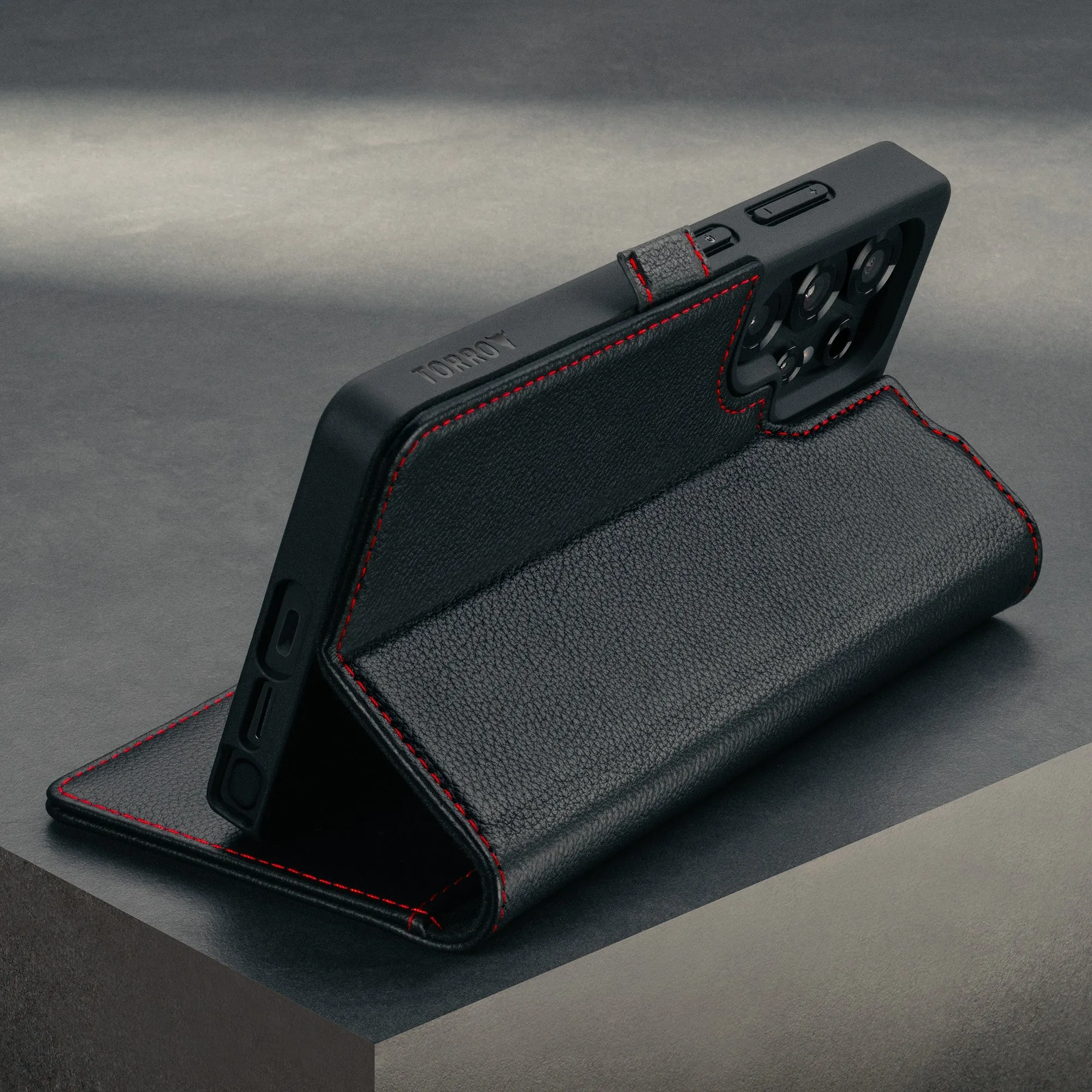 Galaxy S25 Ultra Leather Case (with Stand Function) sold by Torro product image thumbnail 5