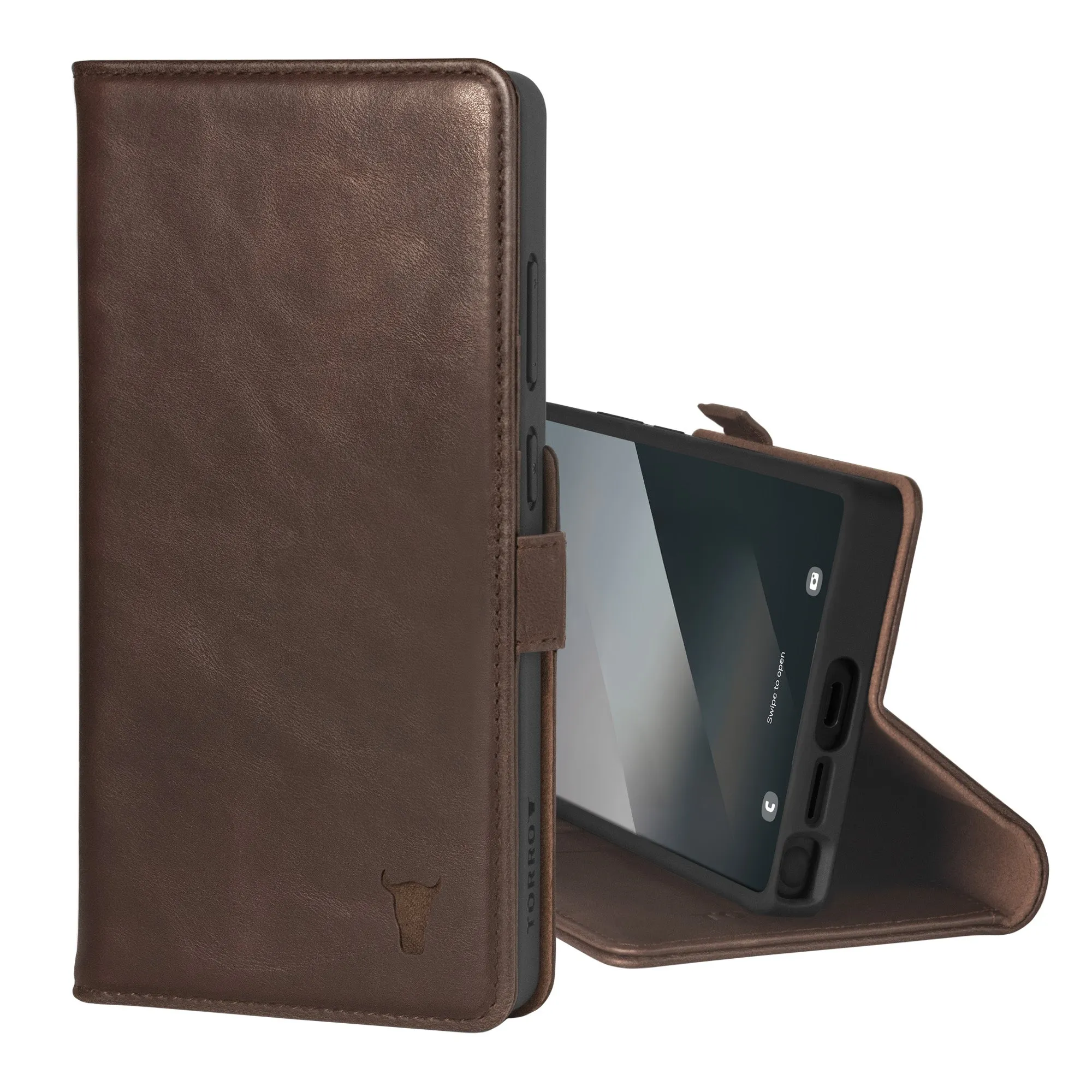 Galaxy S25 Ultra Leather Case (with Stand Function) sold by Torro product image thumbnail 2