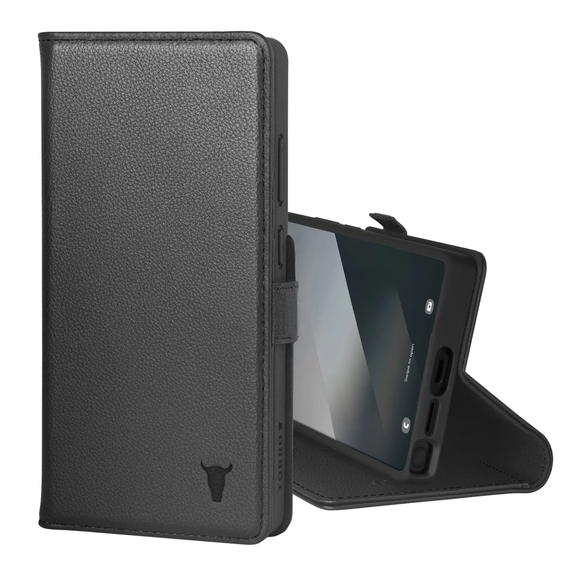 Galaxy S25 Ultra Leather Case (with Stand Function) sold by Torro product image thumbnail 3