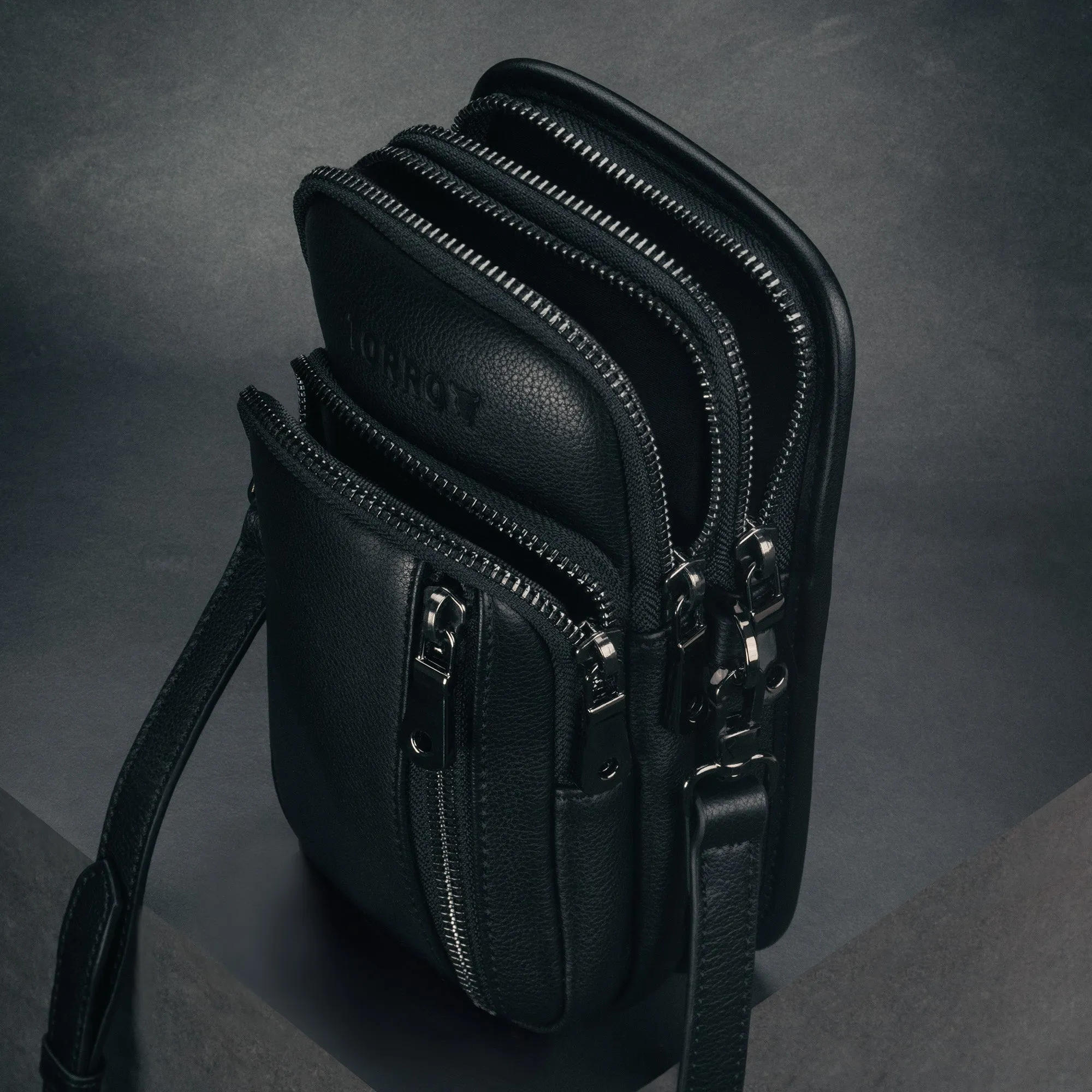 Leather Crossbody Phone Bag sold by Torro product image thumbnail 4