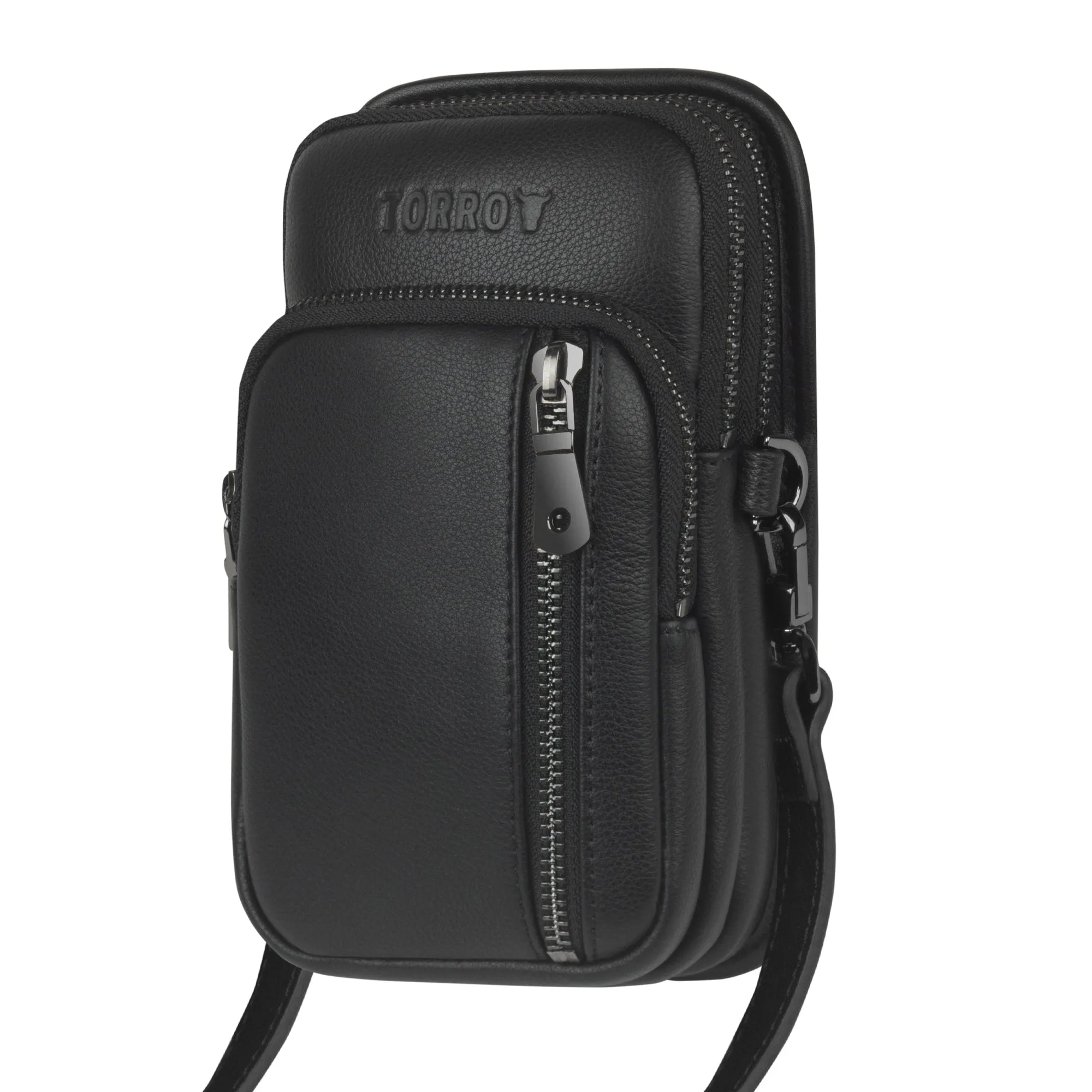 Leather Crossbody Phone Bag sold by Torro