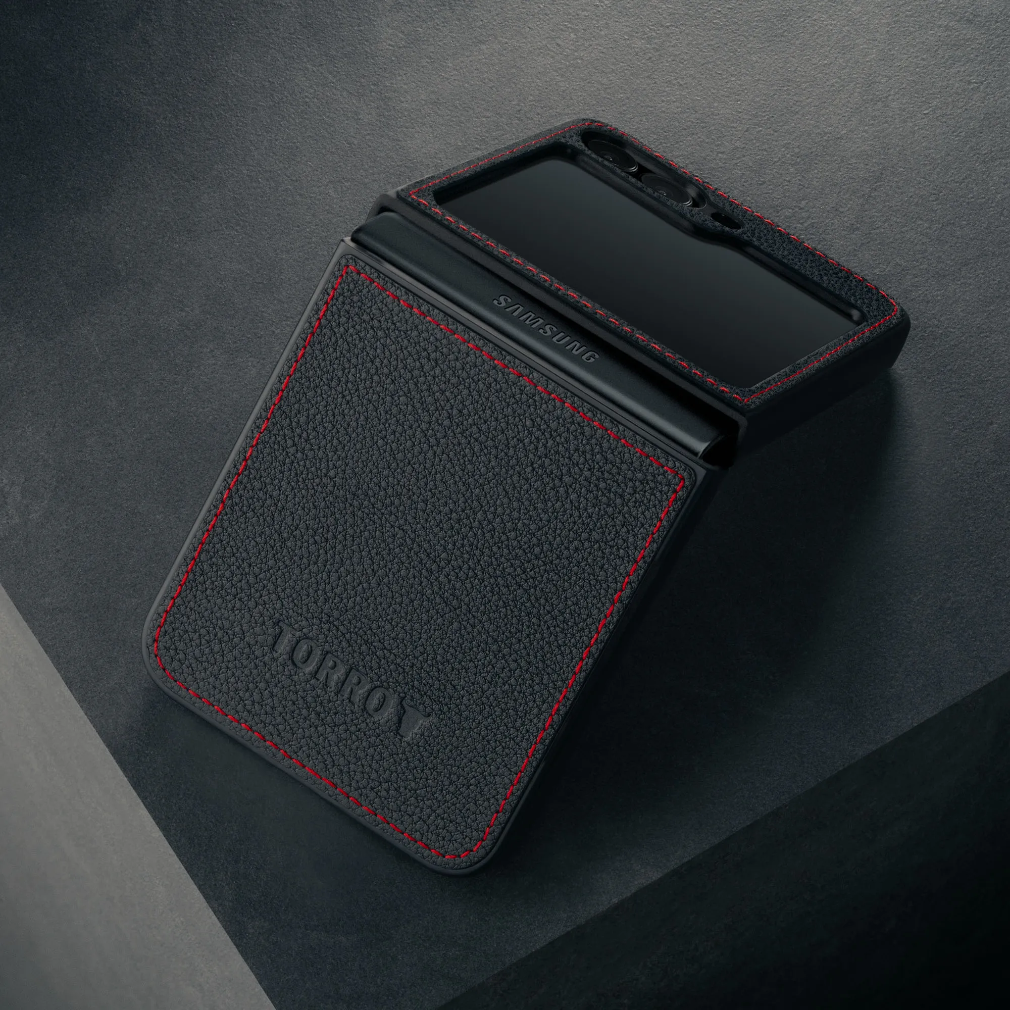 Samsung Galaxy Z Flip6 & Z Flip7 FE Leather Case sold by Torro product image thumbnail 3