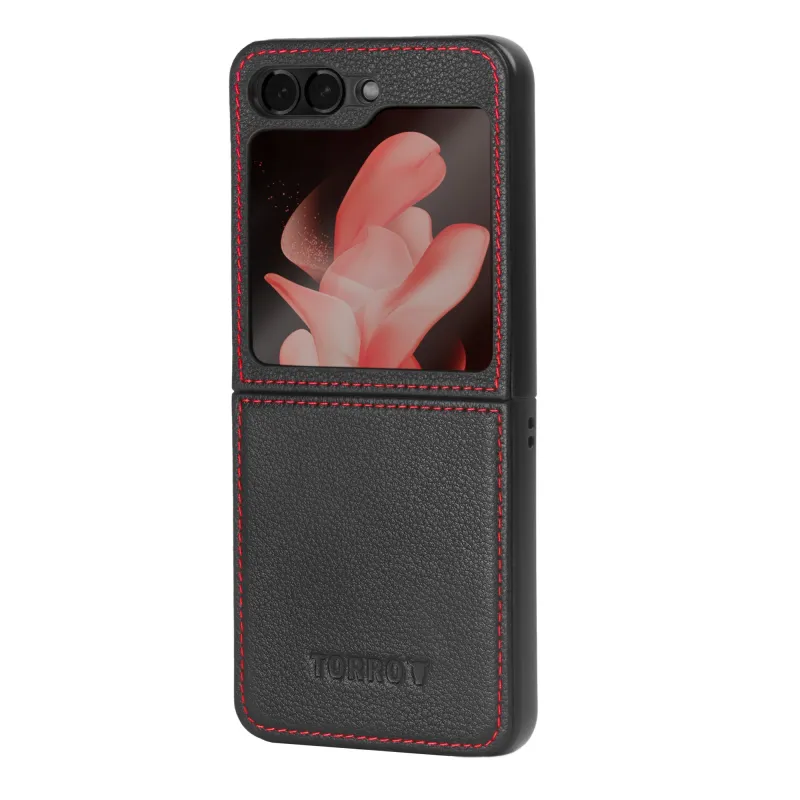 Galaxy Z Flip6 / Z Flip7 FE Leather Case (2024) sold by Torro