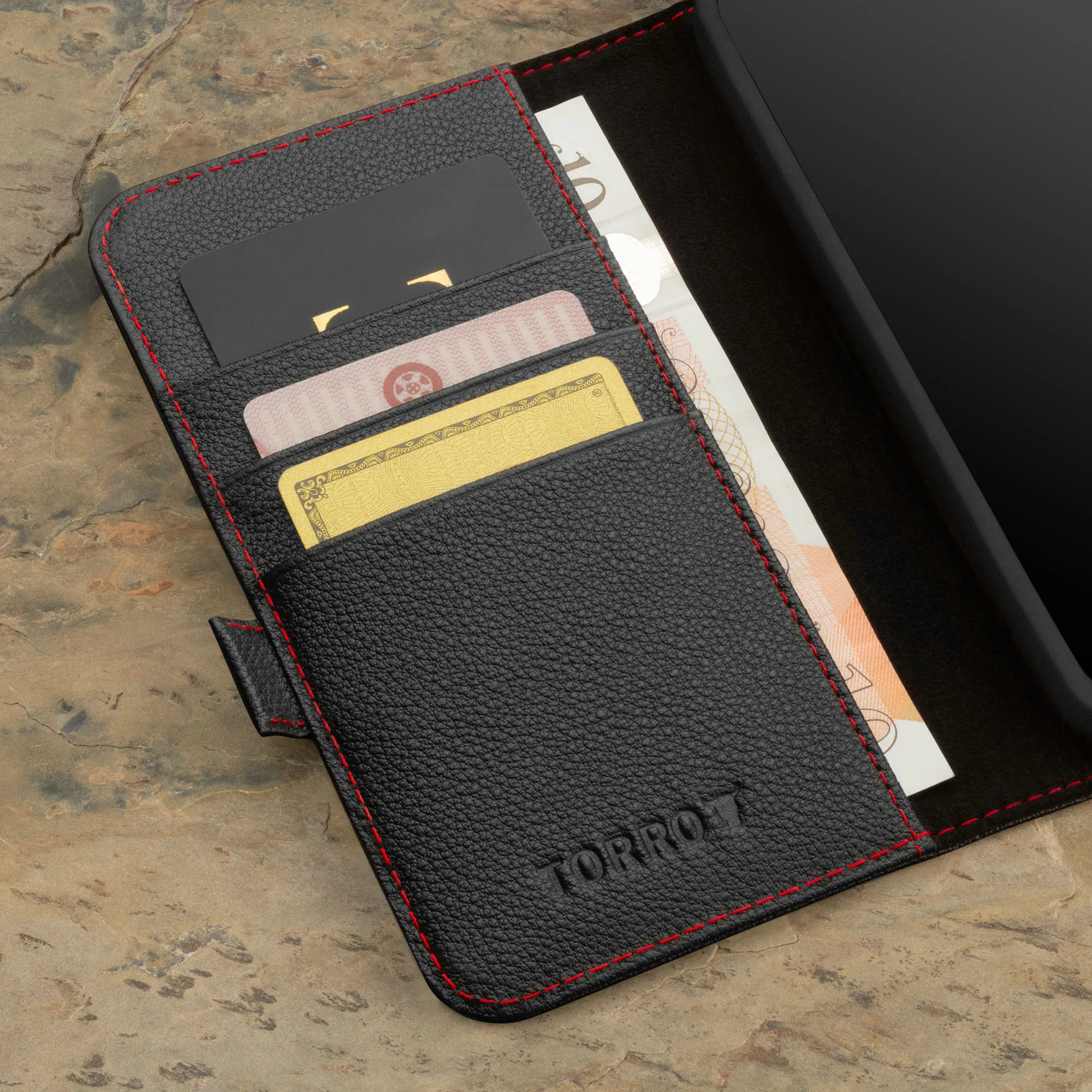 Galaxy A55 Leather Wallet Case (with Stand Function) sold by Torro product image thumbnail 4