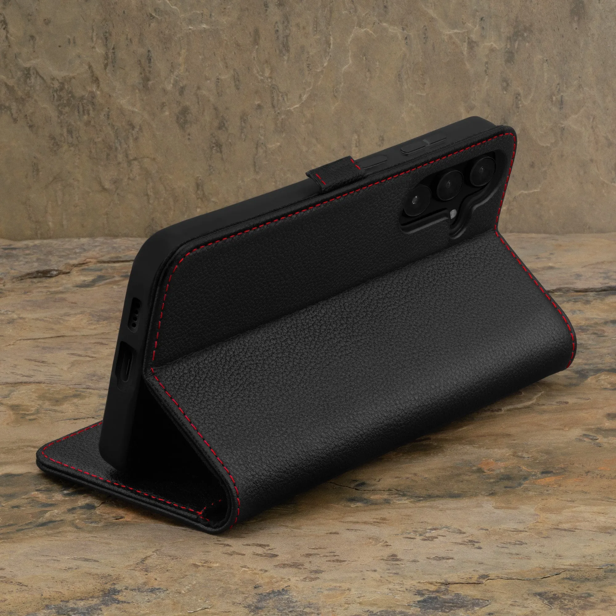 Galaxy S24+ Leather Case (with Stand Function) sold by Torro product image thumbnail 3