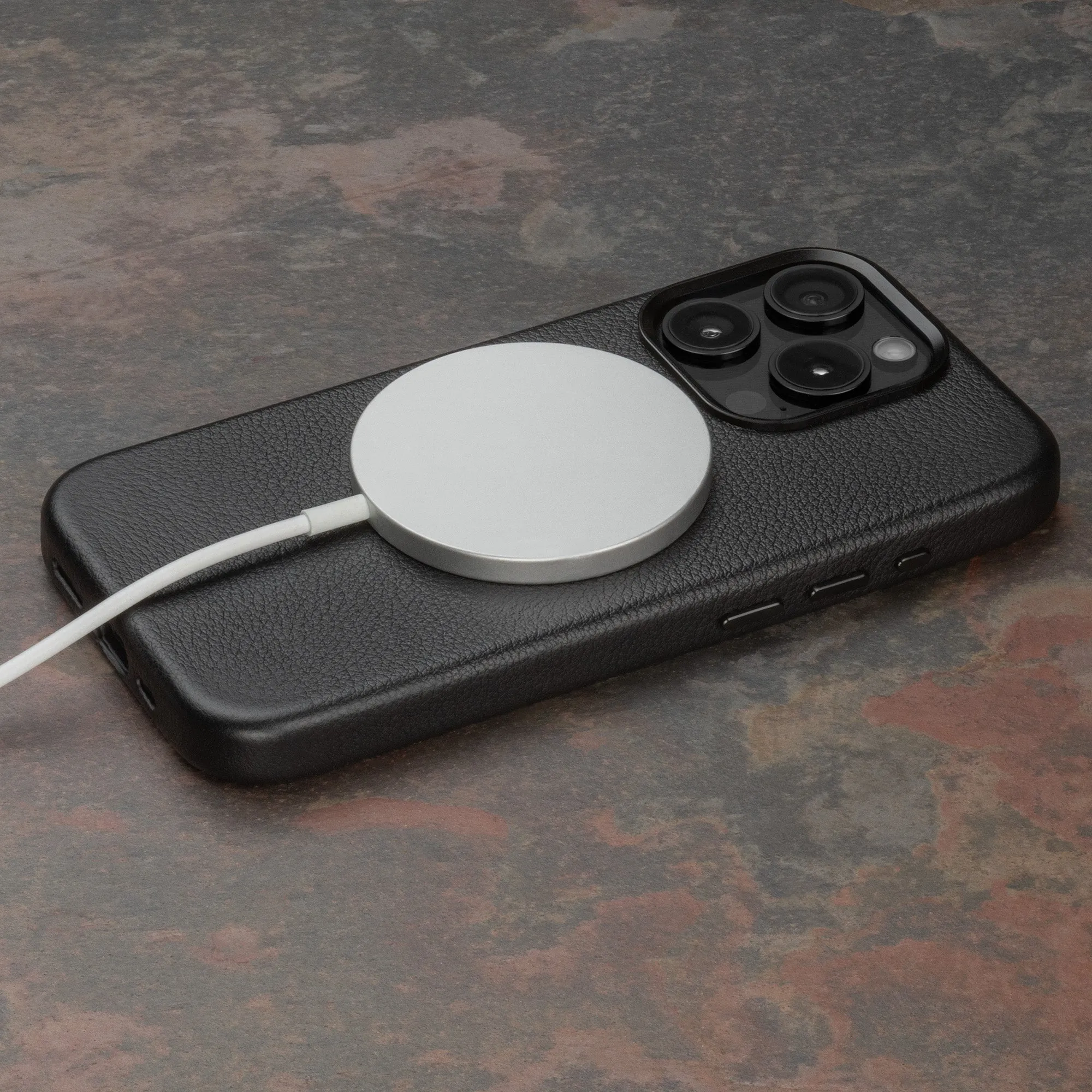 iPhone 15 Pro Slimline Leather Bumper Case (MagSafe Compatible) sold by Torro product image thumbnail 5