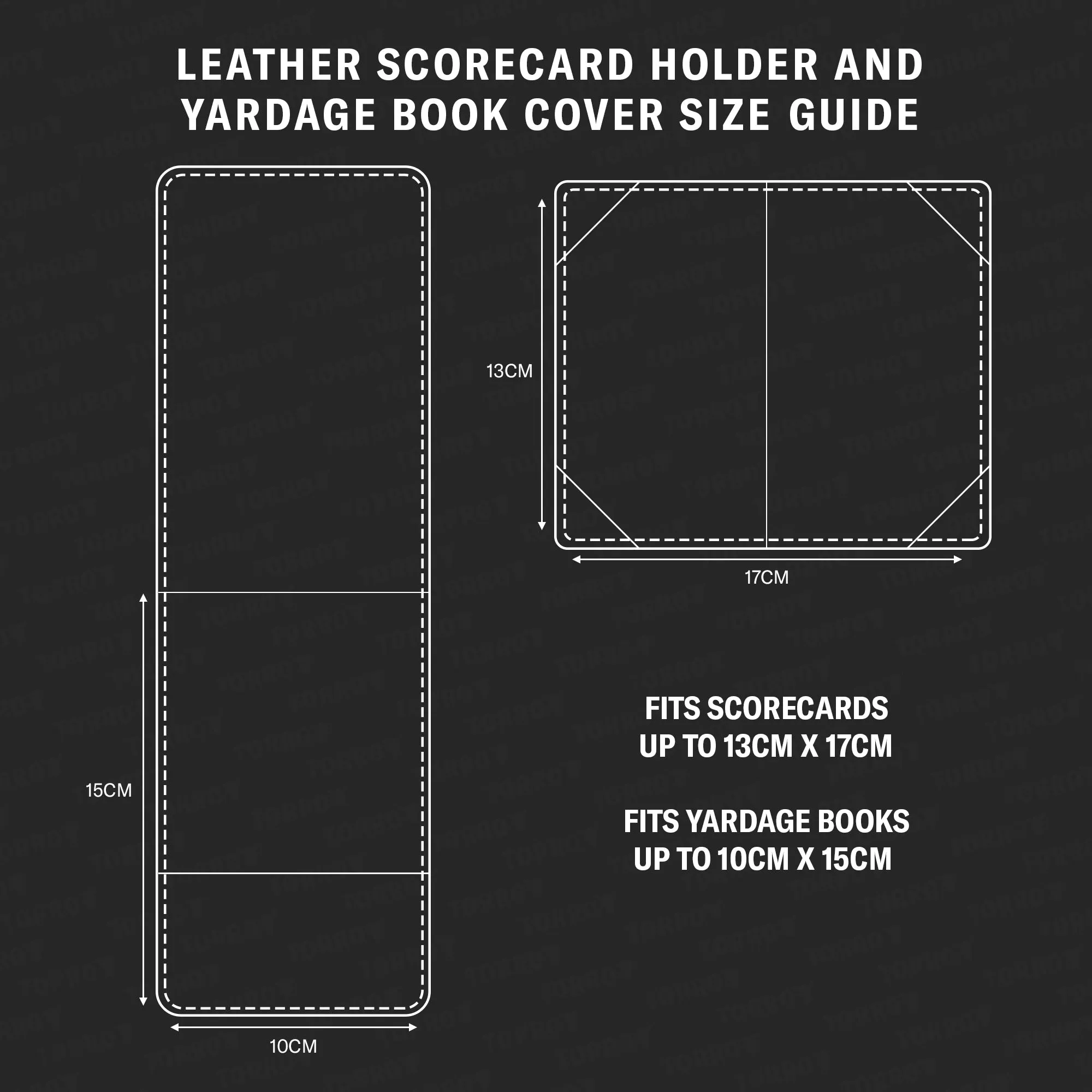 Leather Golf Scorecard Holder and Yardage Book Cover sold by Torro product image thumbnail 5
