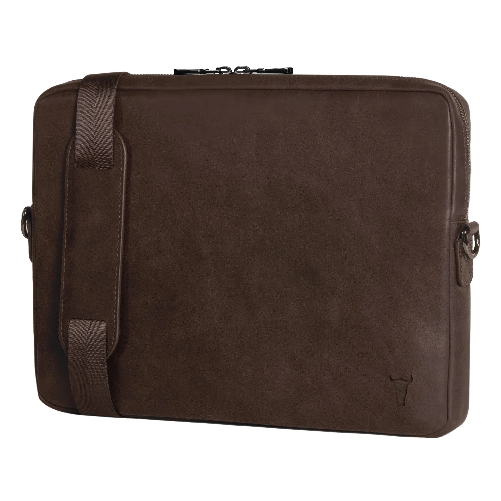 Slim Leather Laptop Bag sold by Torro product image thumbnail 2